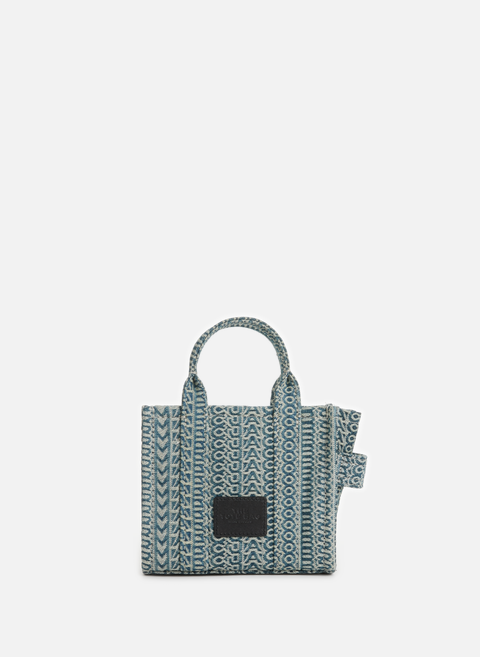 حقيبة Micro Tote مصنوعة من القطن BlueMARC JACOBS 