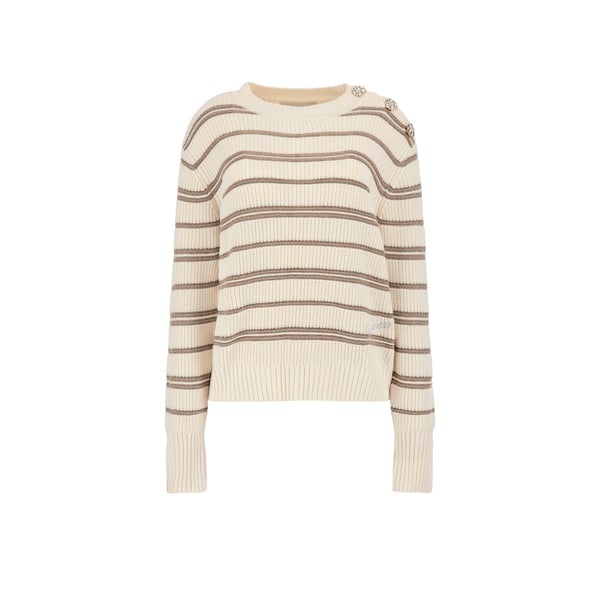 Pull rayé en coton