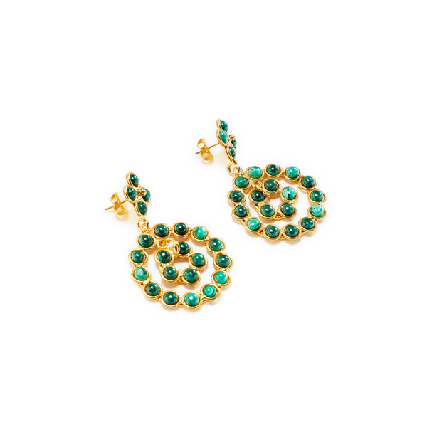 Sylvia Toledano Flower Candies Earrings In Green