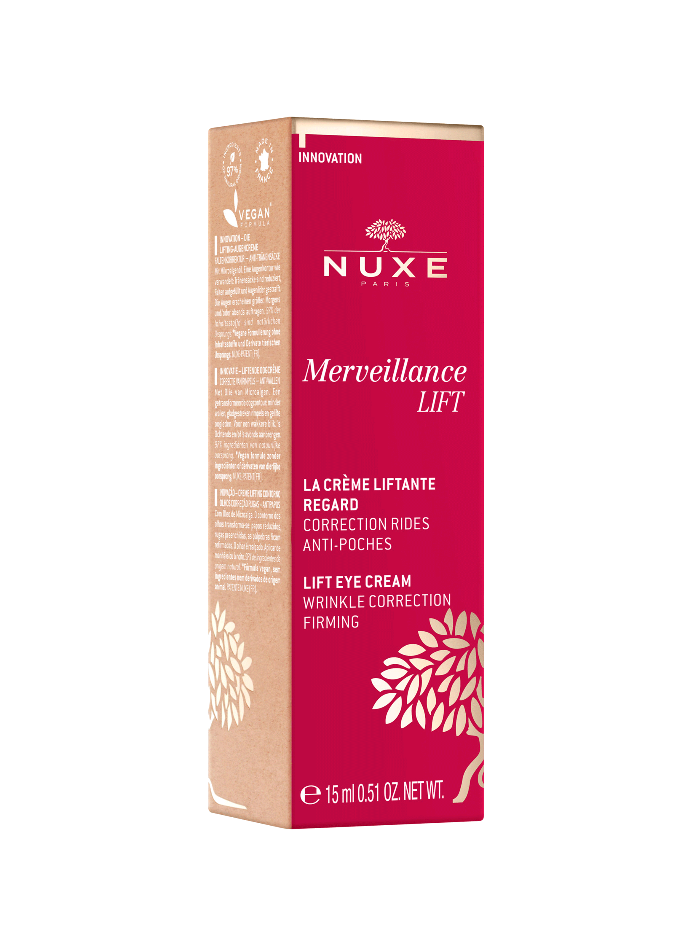 La Crème Liftante Regard, contour des yeux anti-âge, Merveillance Lift NUXE No color