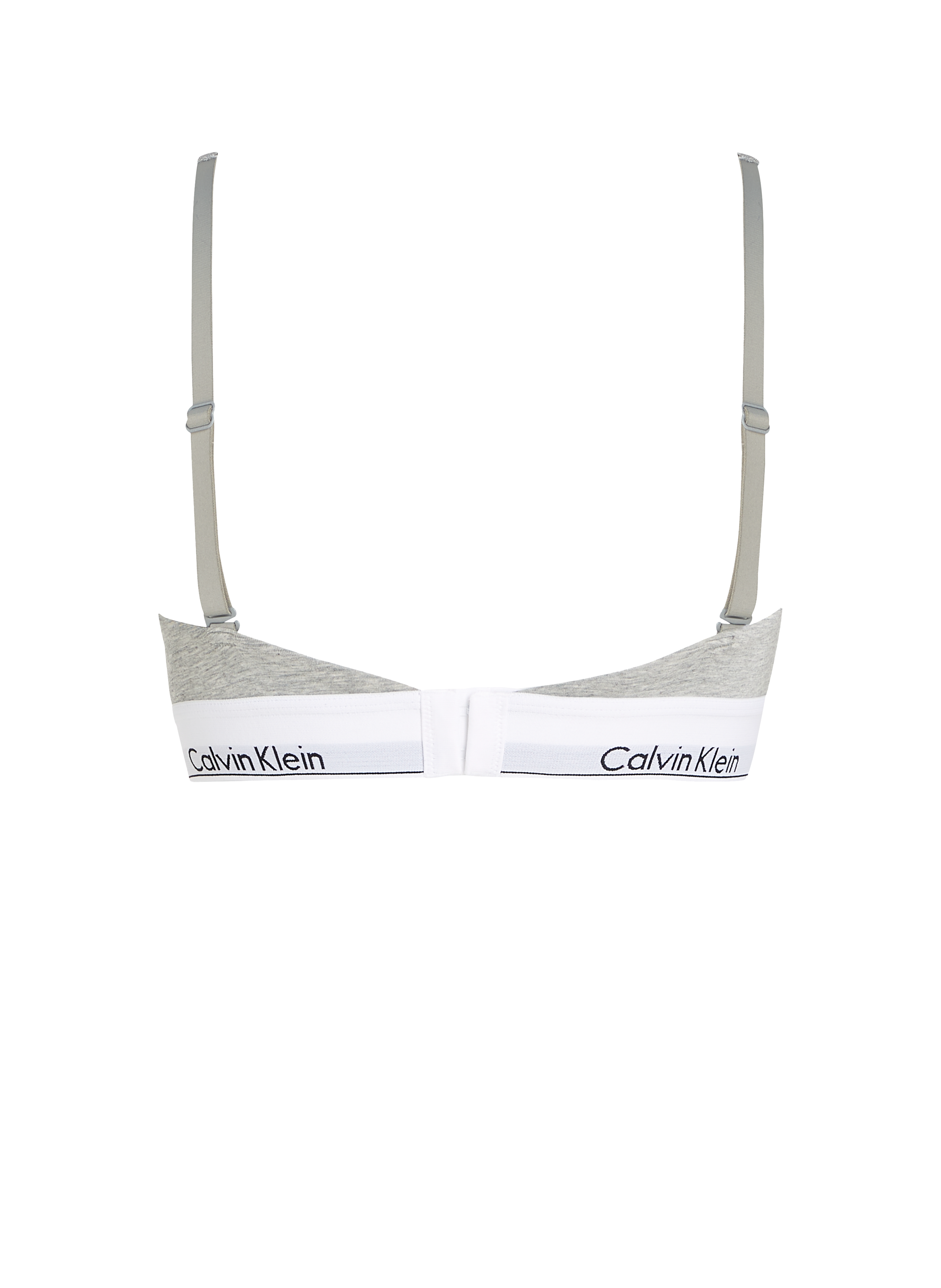 Cotton bra top CALVIN KLEIN Grey