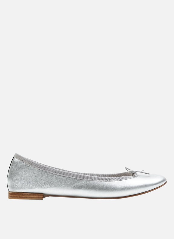 Ballerines métallisé en cuir cendrillon Argent by REPETTO REPETTO Ballerines métallisé en cuir cendrillon Argent