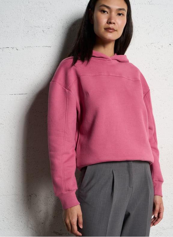 Sweat oversize en coton mélangé alan Rouge by MAISON 123 MAISON 123 Sweat oversize en coton mélangé alan Rouge