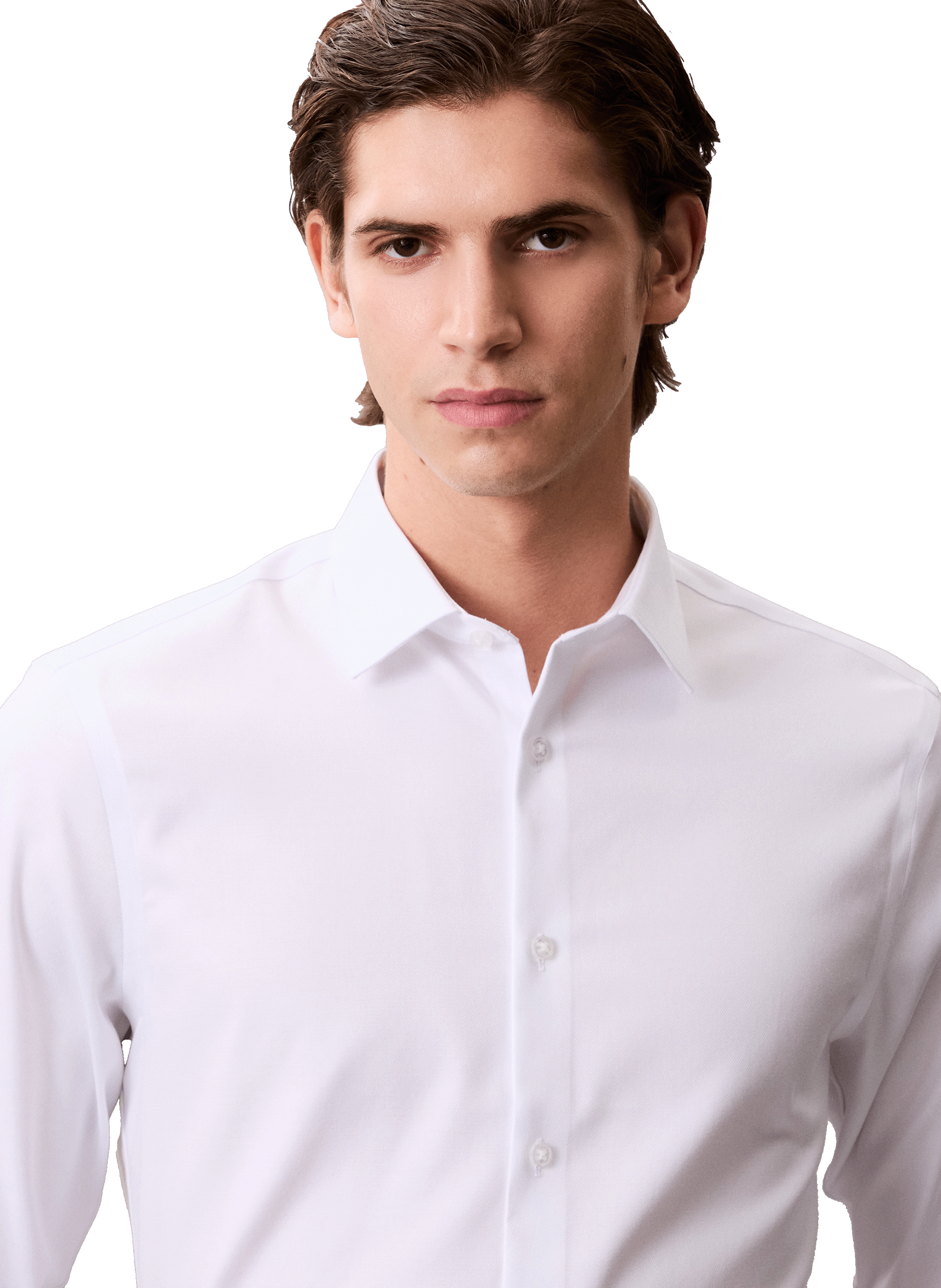 Cotton blend shirt CALVIN KLEIN White