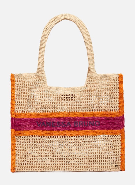 Grand panier en raphia Multicolore by VANESSA BRUNO VANESSA BRUNO Grand panier en raphia Multicolore