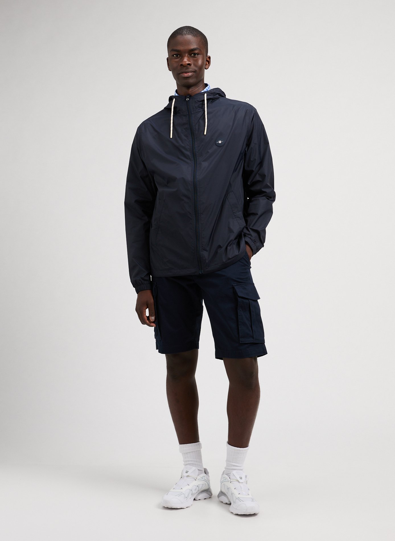 Veste légère et pliable GANT Bleu