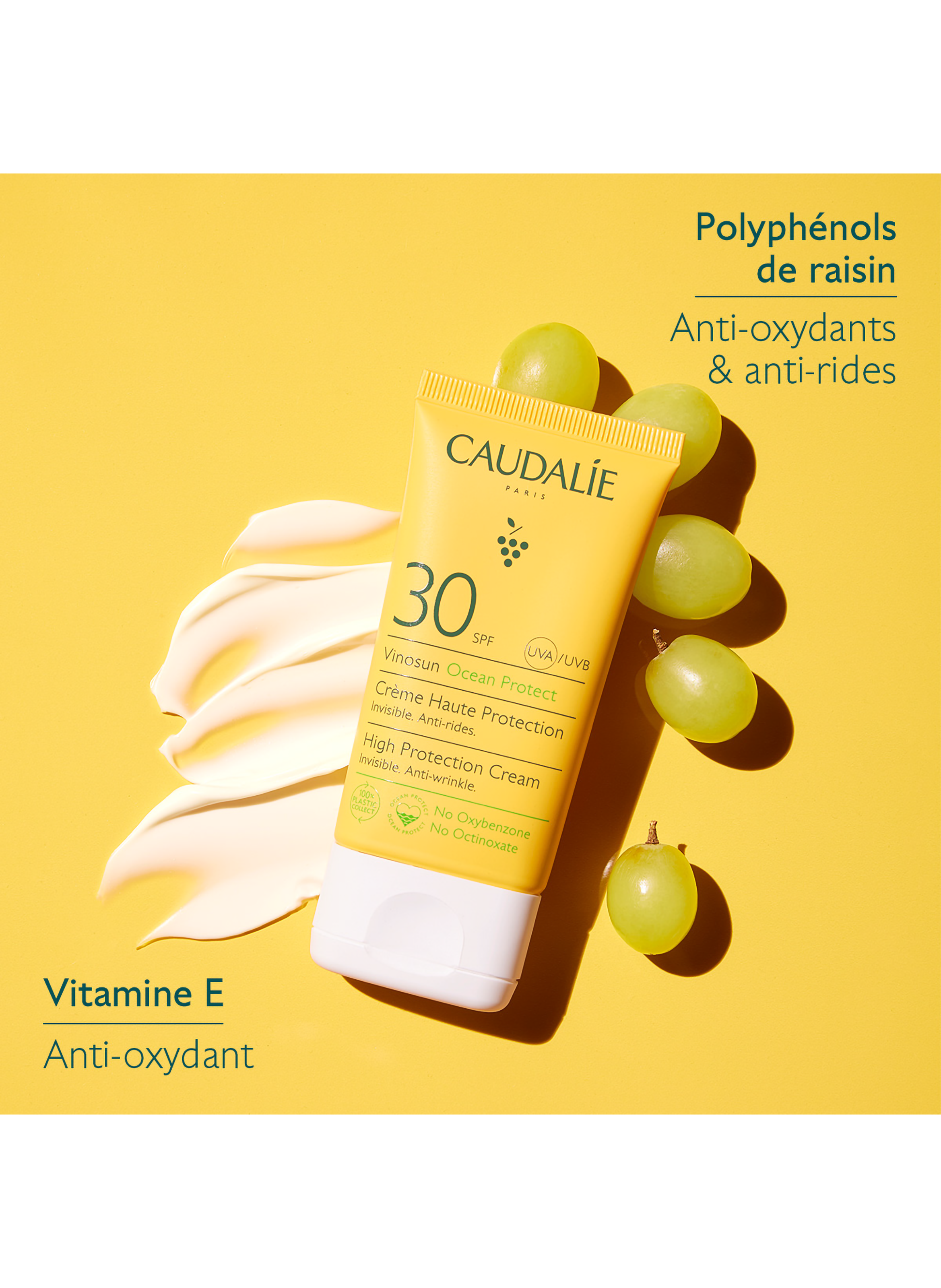 Vinosun High Protection Cream SPF30 CAUDALIE No color