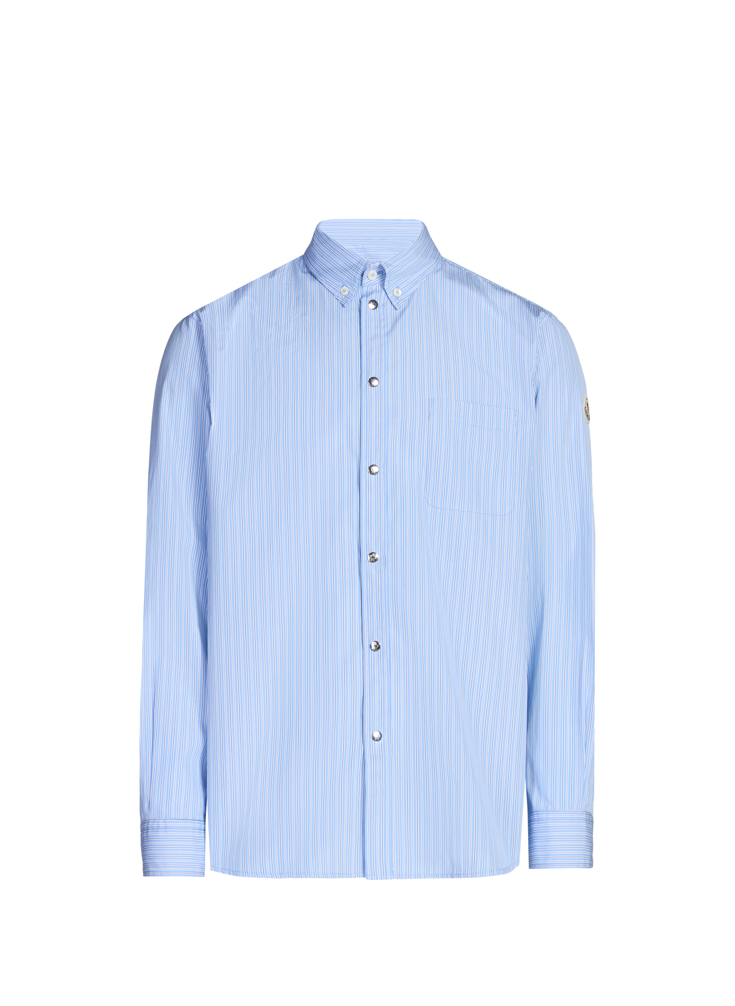 Linen shirt MONCLER Blue