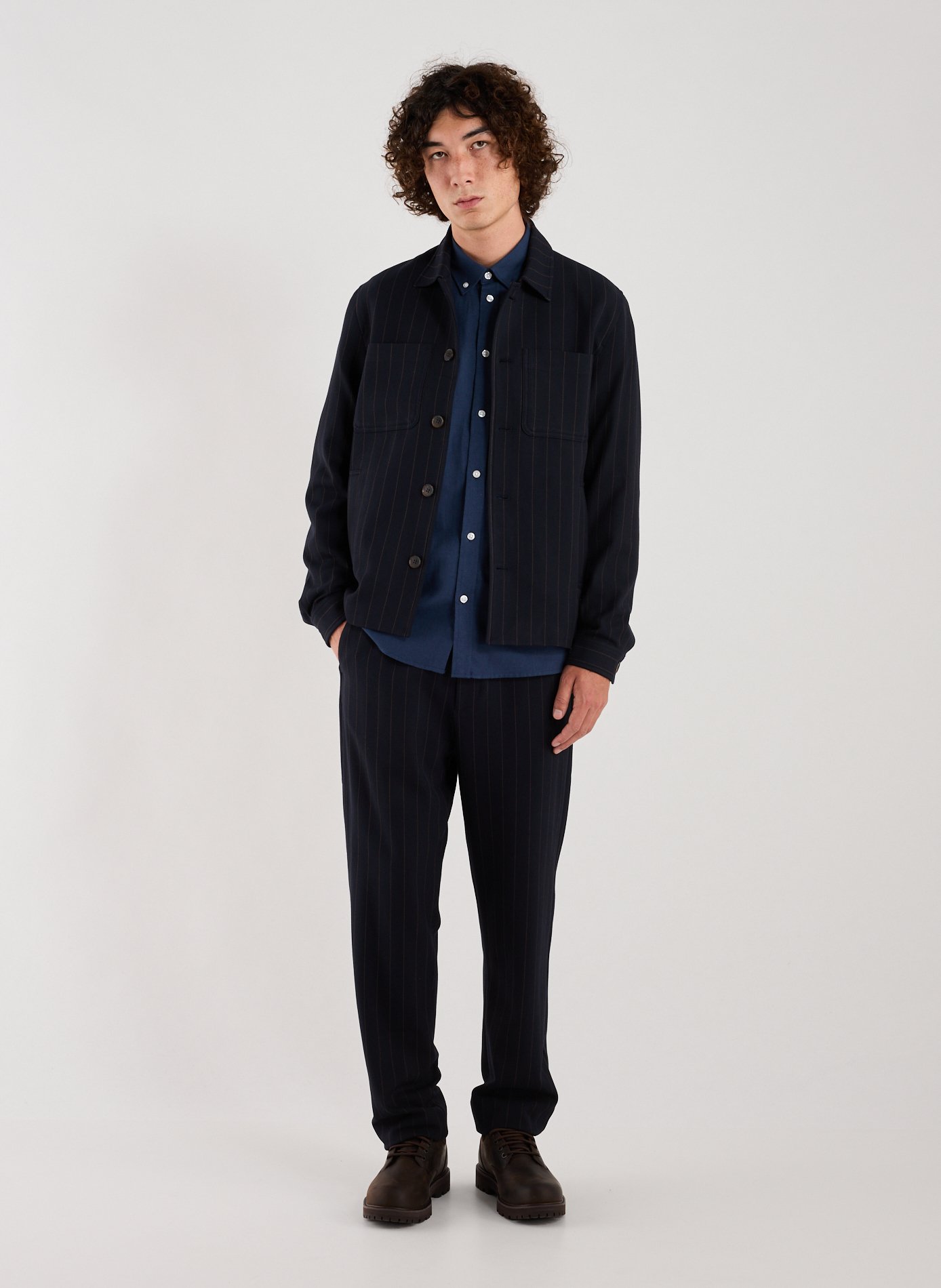 Blouson rayé LES DEUX Bleu