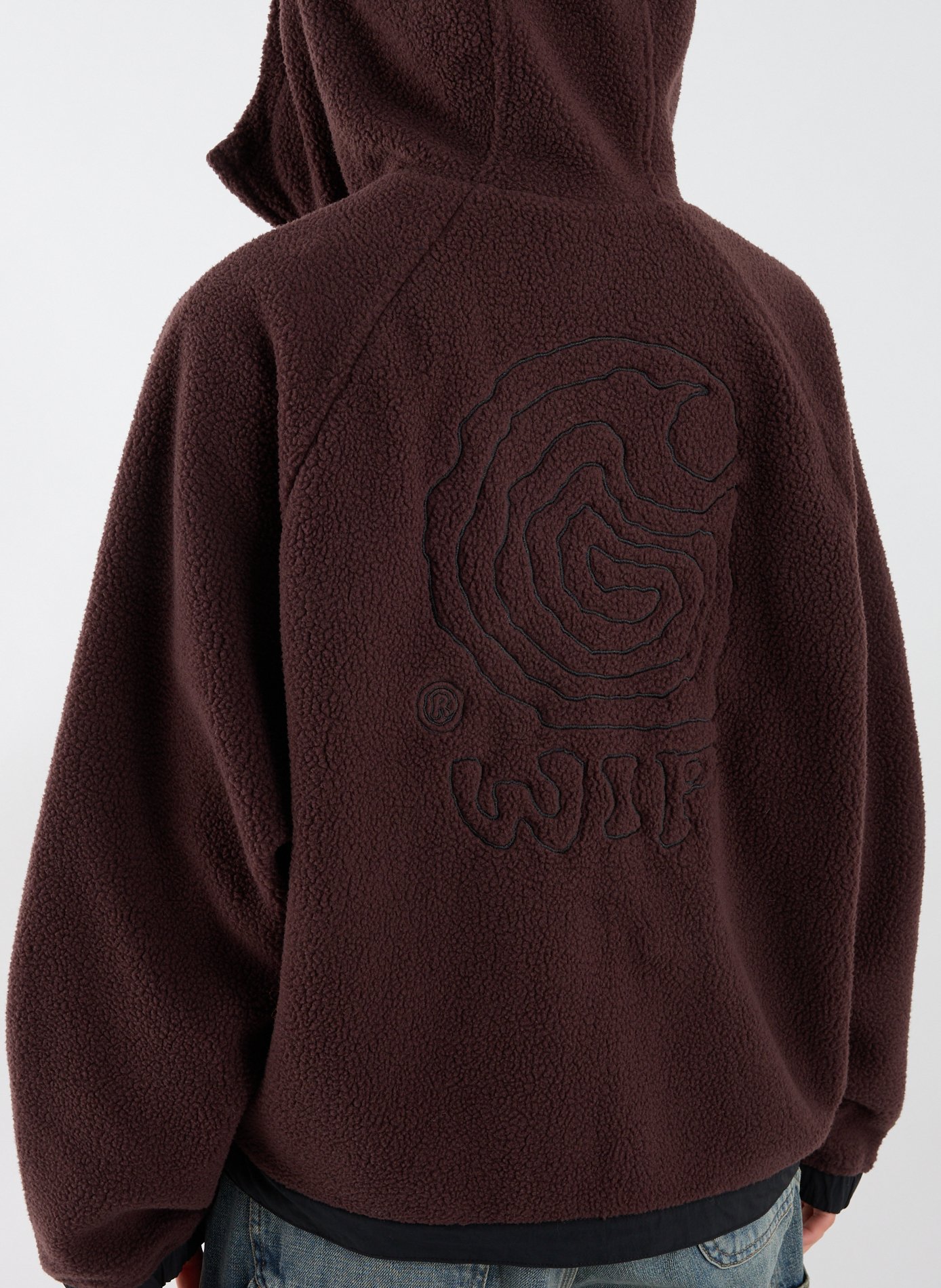 Oversized fleece jacket CARHARTT WIP Brown