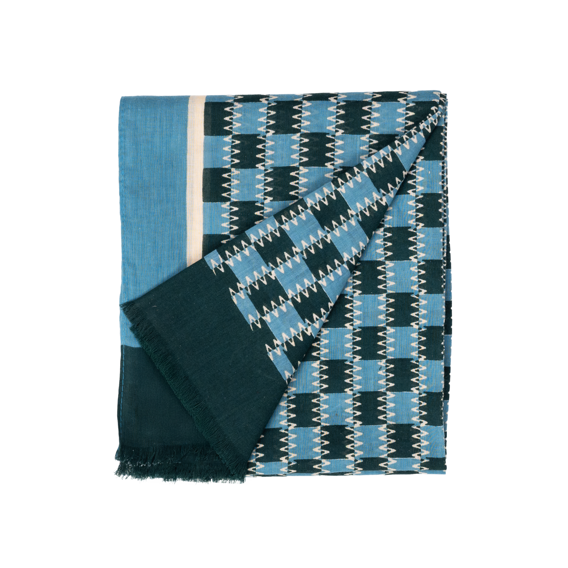 Foulard en coton biologique BILLYBELT Bleu