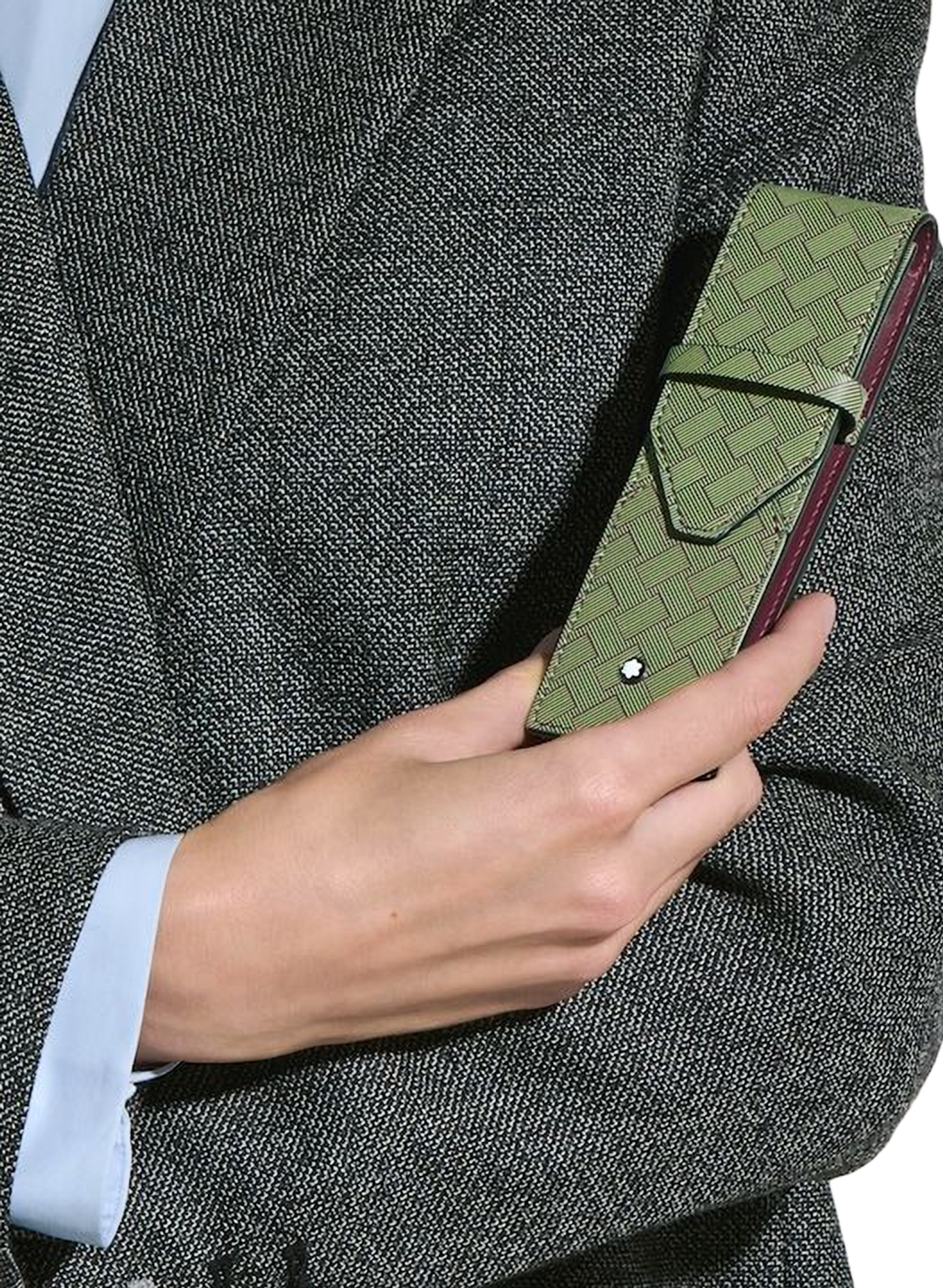 Etui à stylo en cuir texturé MONTBLANC Multicolore