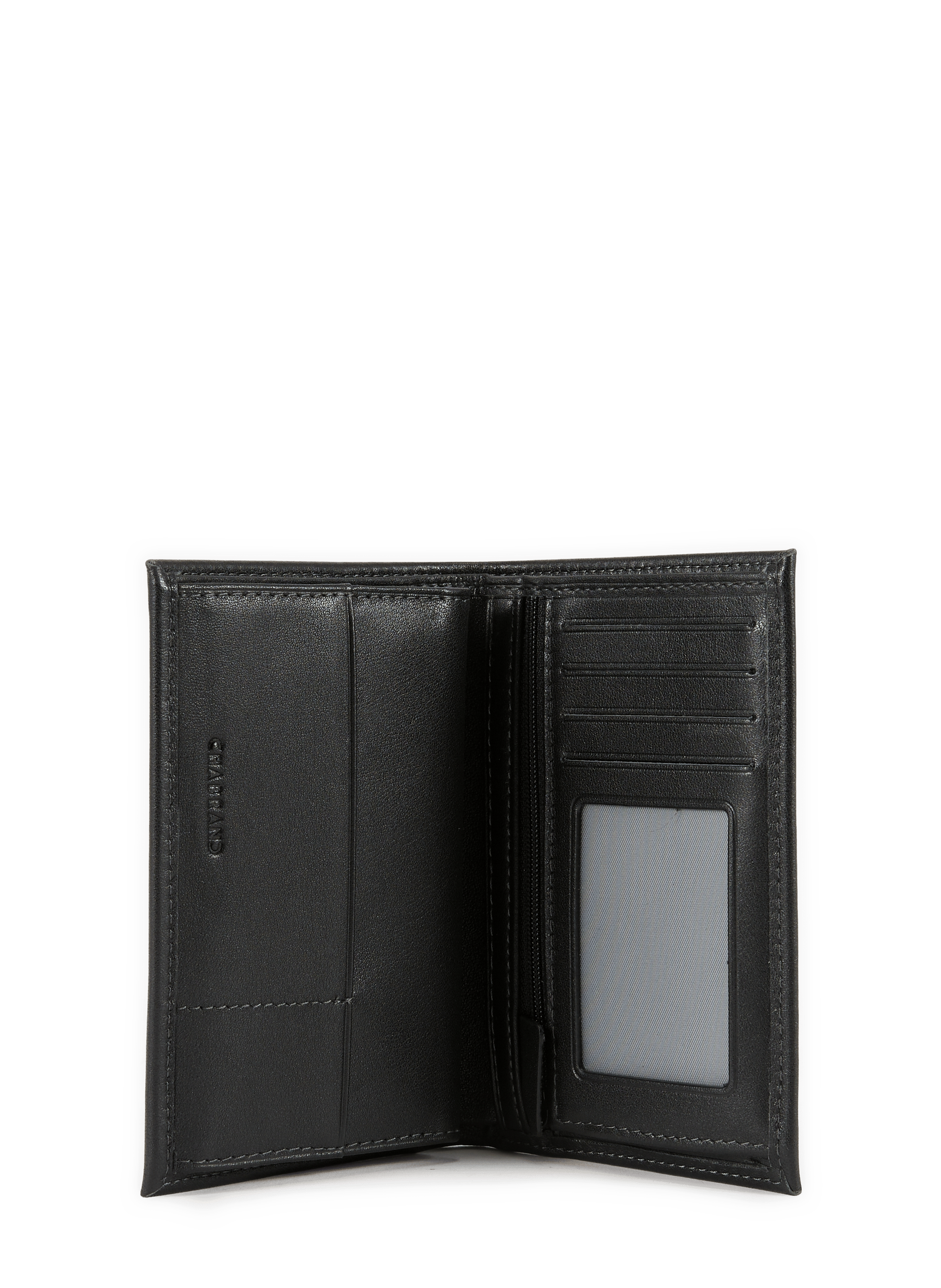 Portafoglio a tre ante in pelle CHABRAND Nero