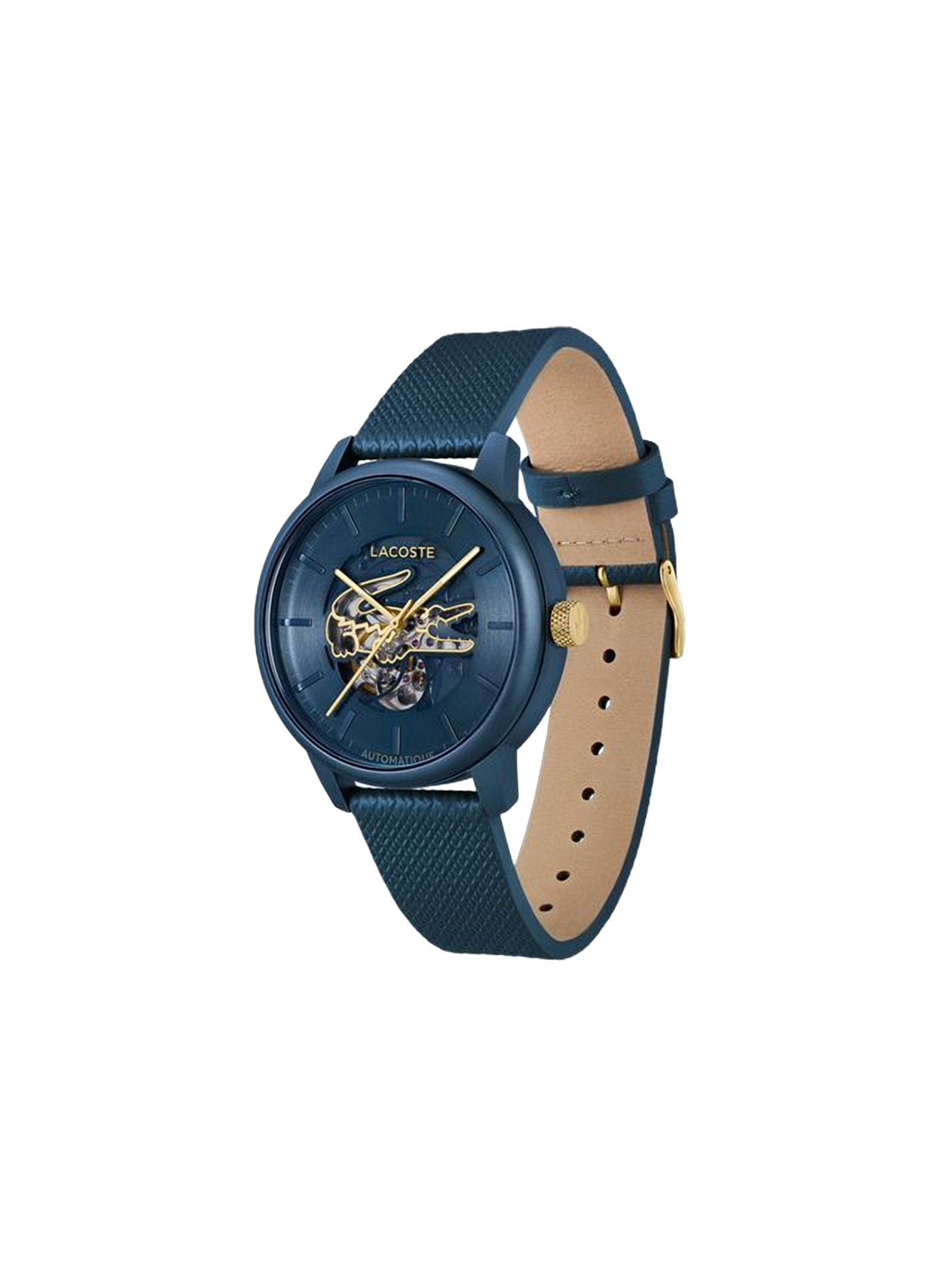 Montre automatique Lacoste.12.12 en cuir LACOSTE MONTRES Bleu