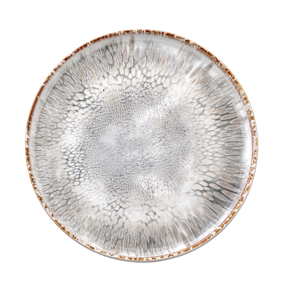 Braise - assiette plates (lot de 6) MEDARD DE NOBLAT Gris