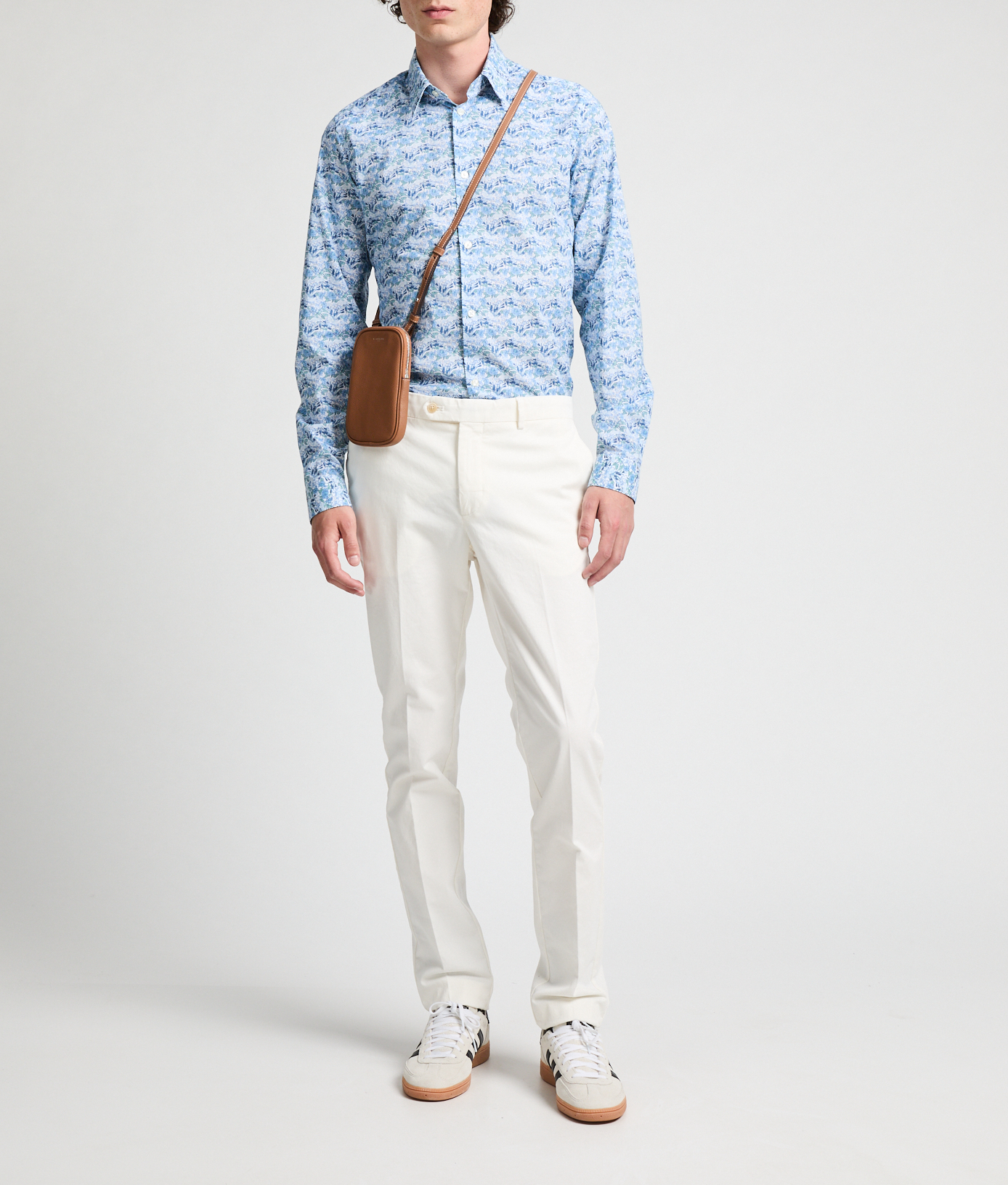  Printed cotton shirt AU PRINTEMPS PARIS Blue