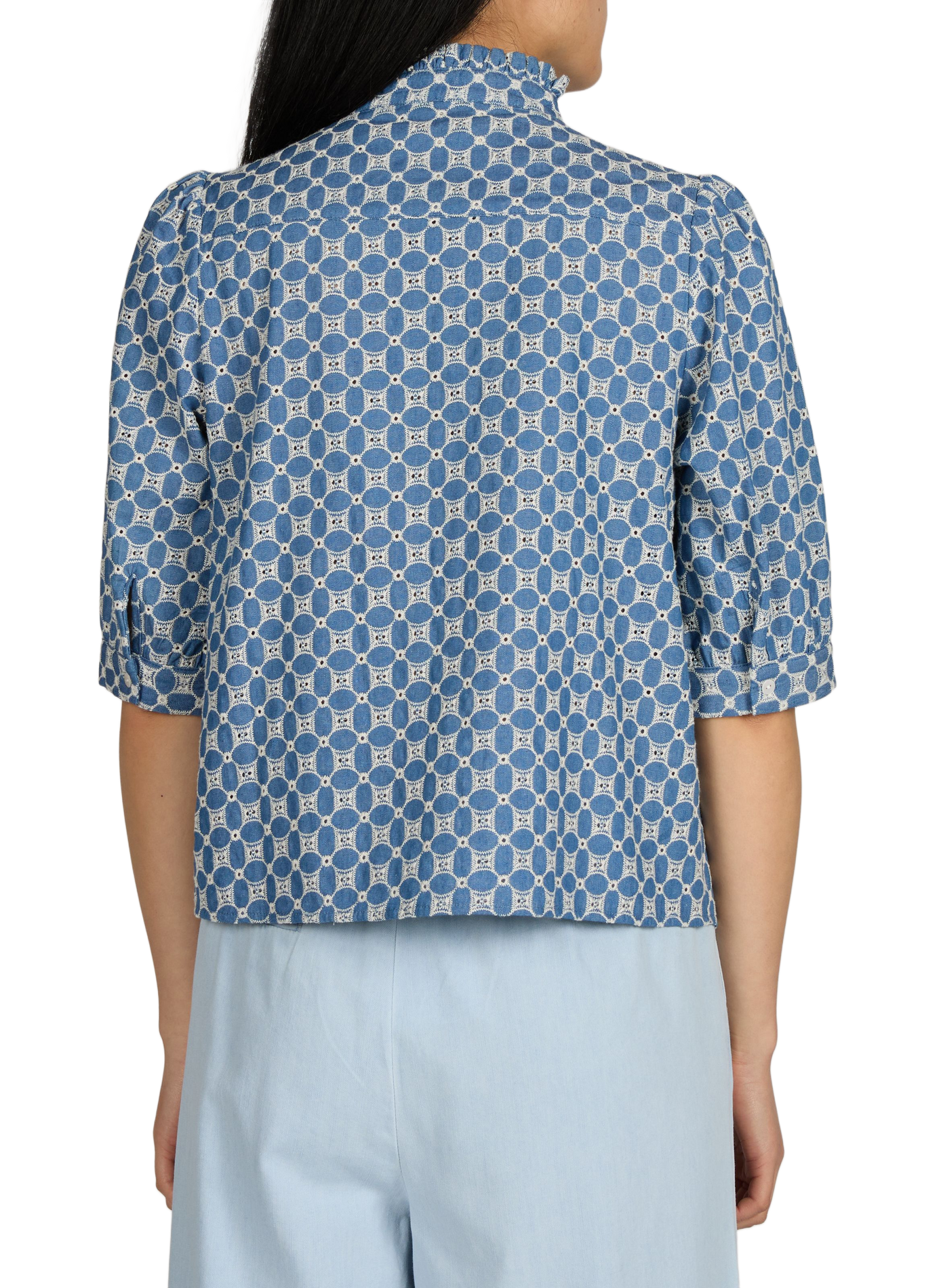 Chemise oversize en coton ARTLOVE Bleu