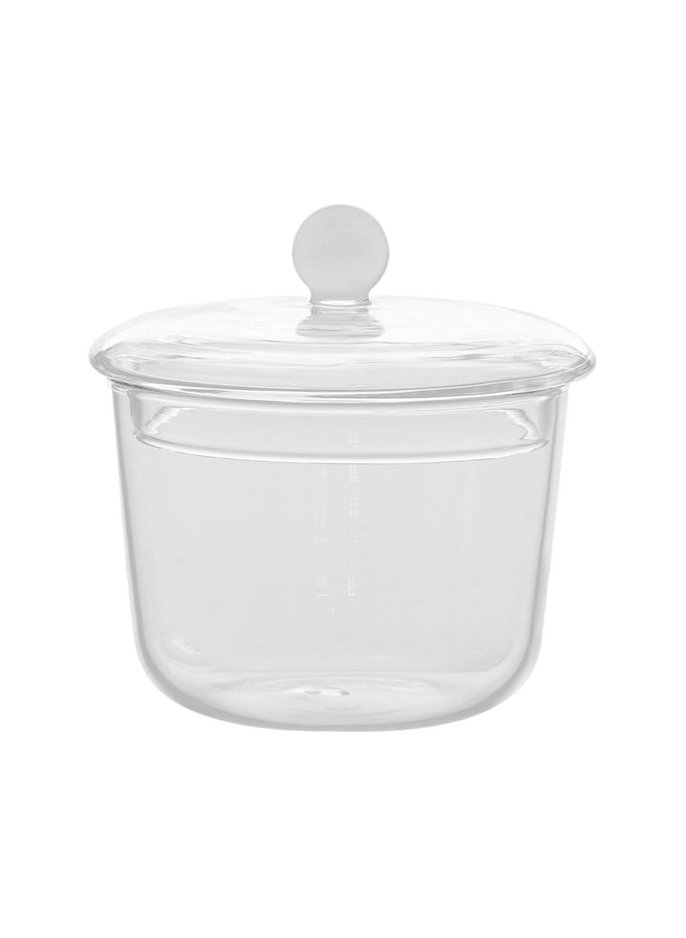 Multifunctionele Bilia glazen container ZAFFERANO Wit
