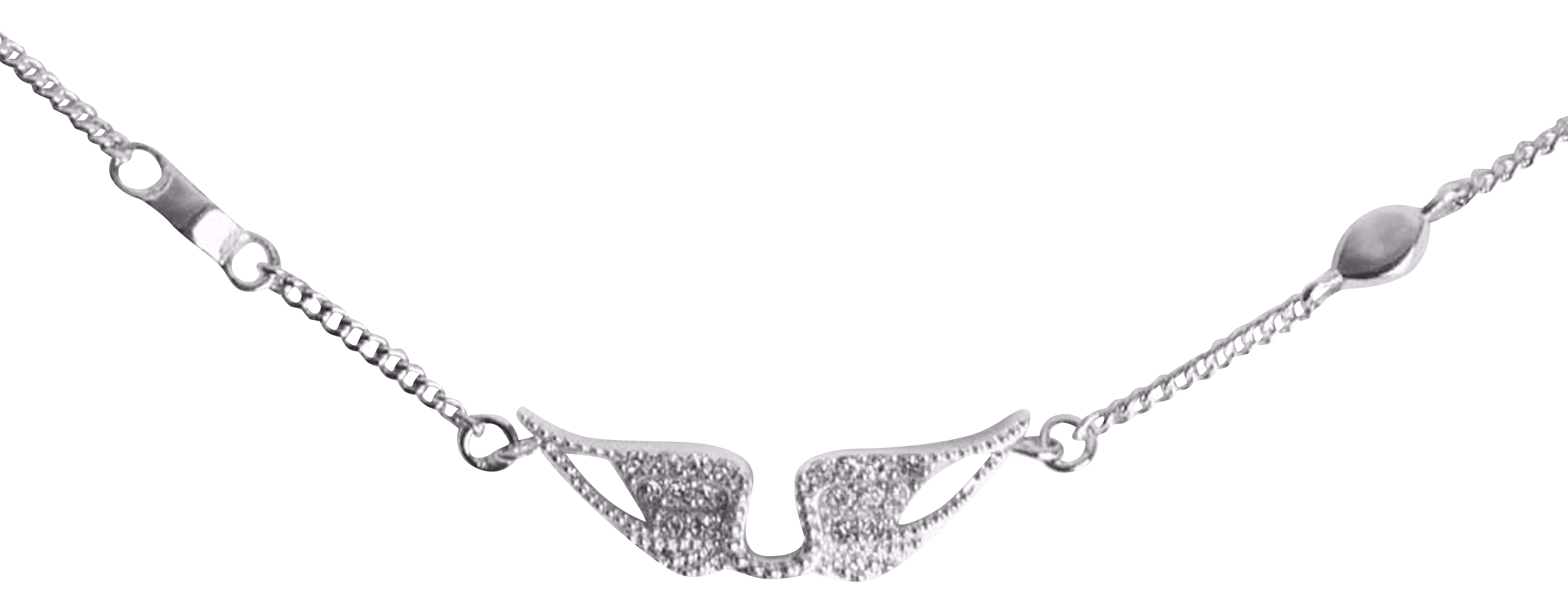 Rock rhinestone necklace ZADIG&VOLTAIRE Silver