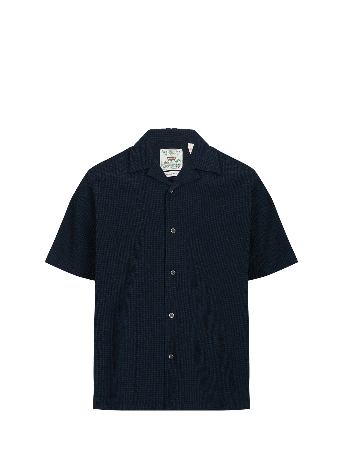 Chemise droite gaufrée LEVI'S Bleu