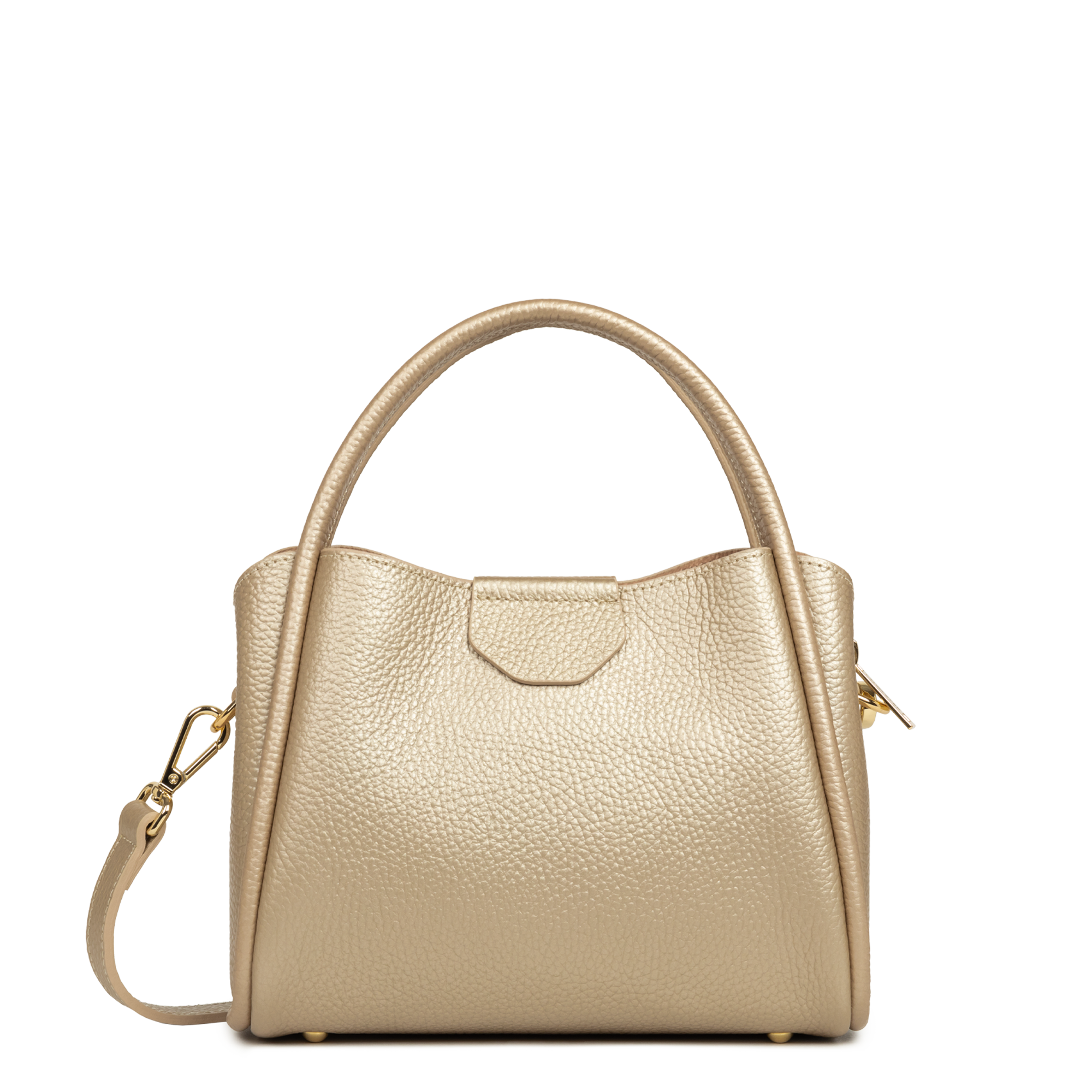 Petit sac à main - ida double LANCASTER Doré