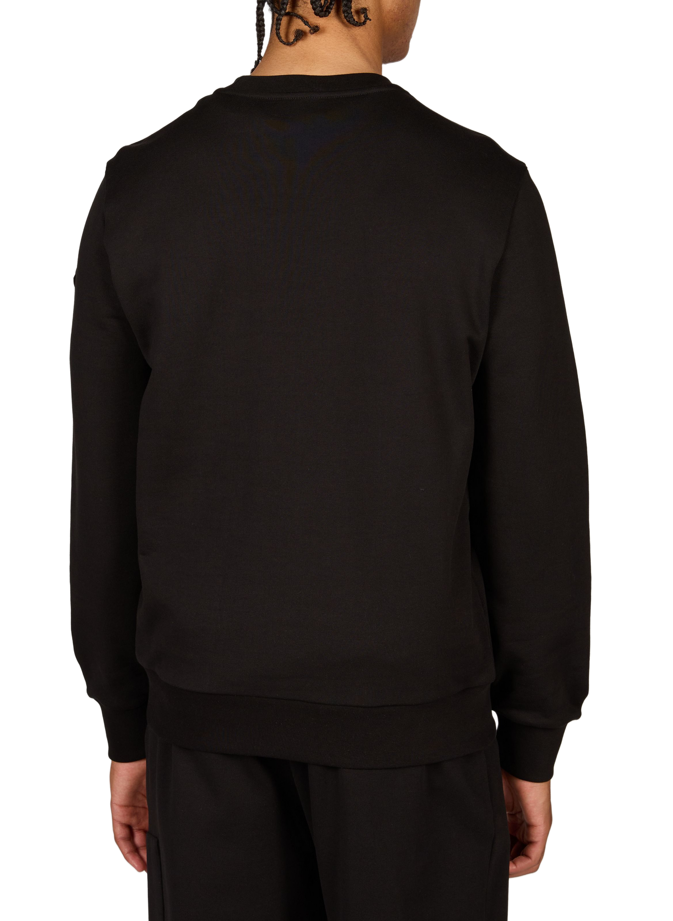 Trui met katoenen logo MONCLER Zwart