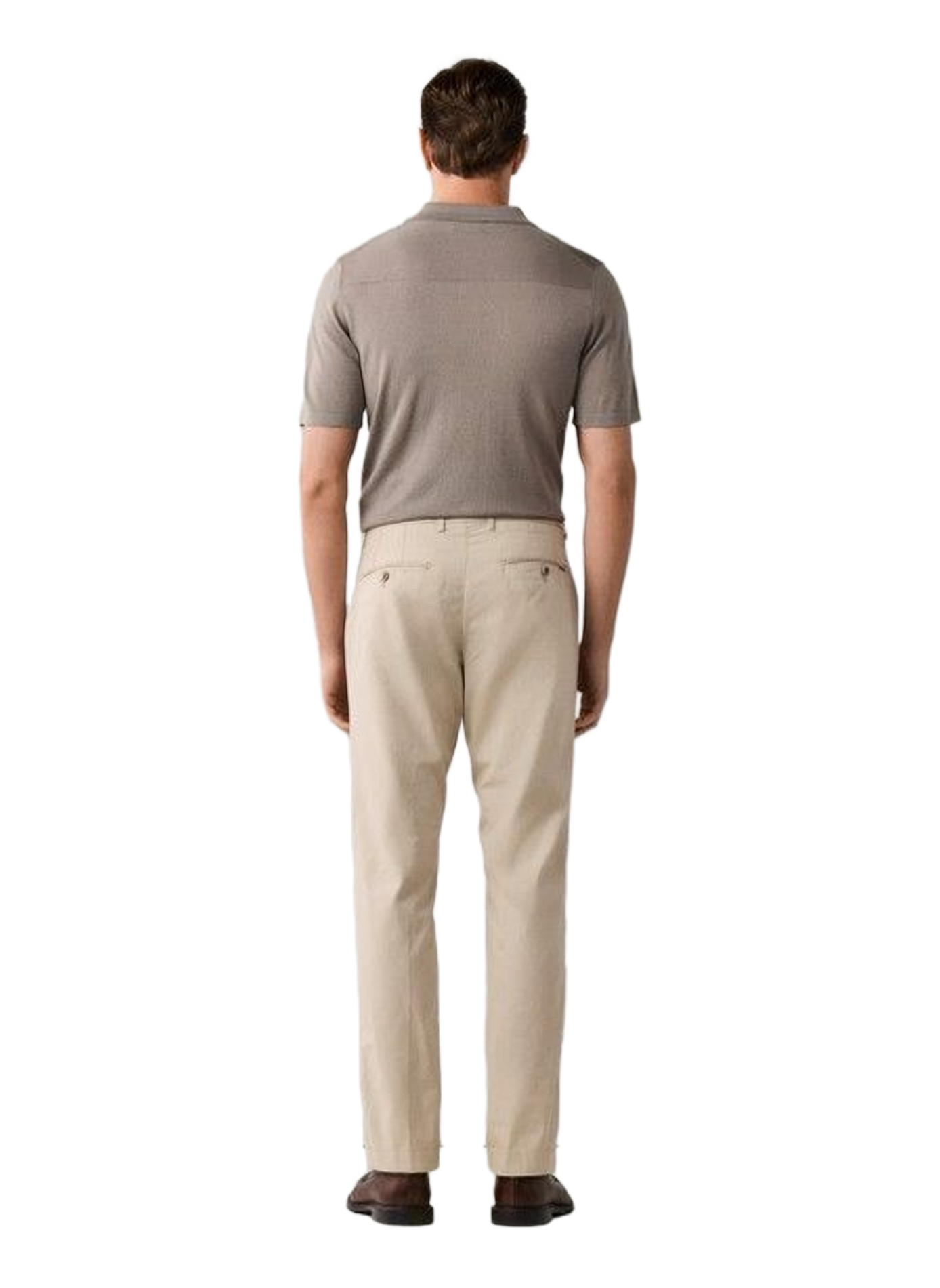 Cotton-blend suit trousers HACKETT Beige