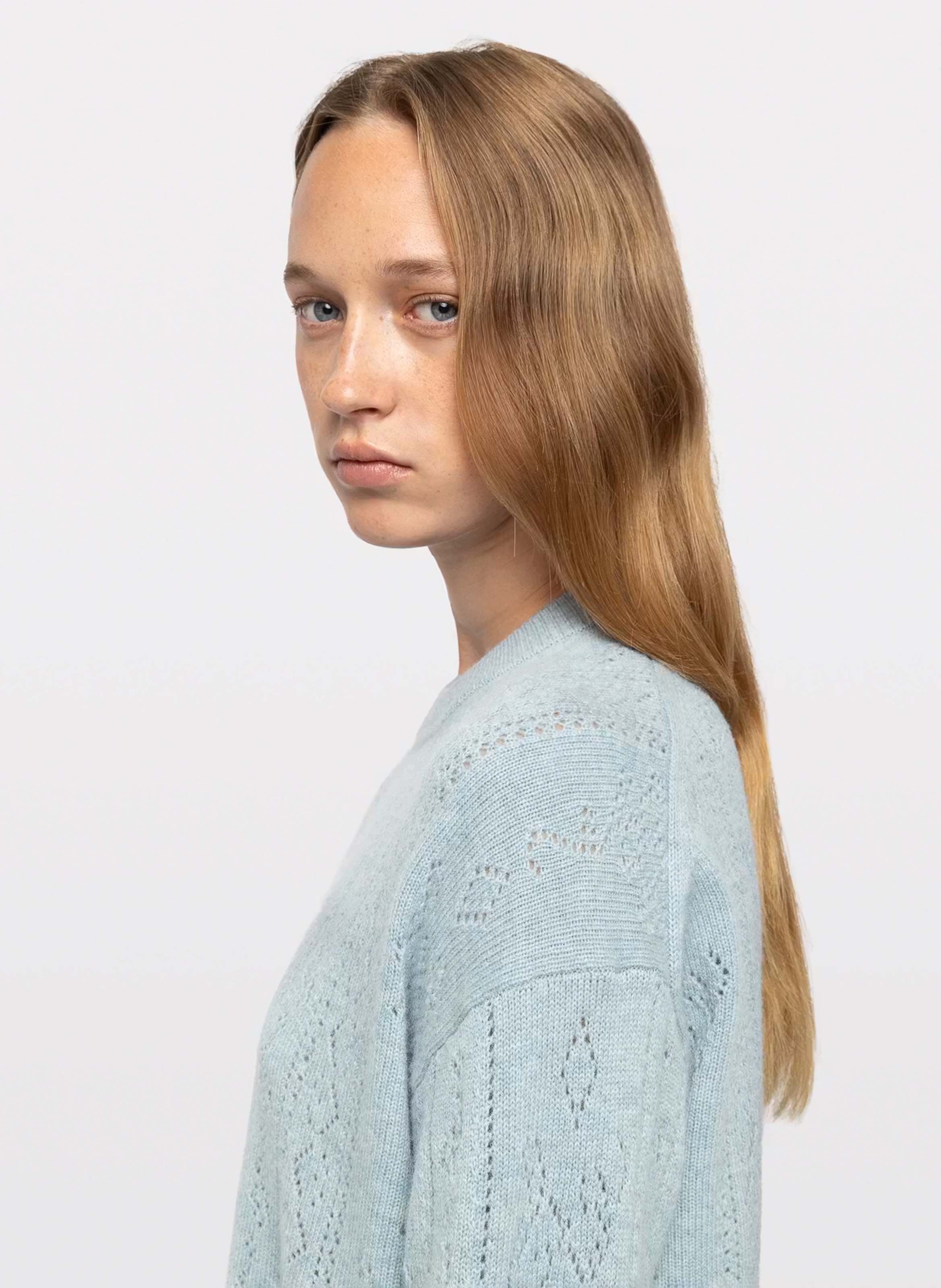Pull oversize en laine et cachemire markuz ZADIG&VOLTAIRE Bleu