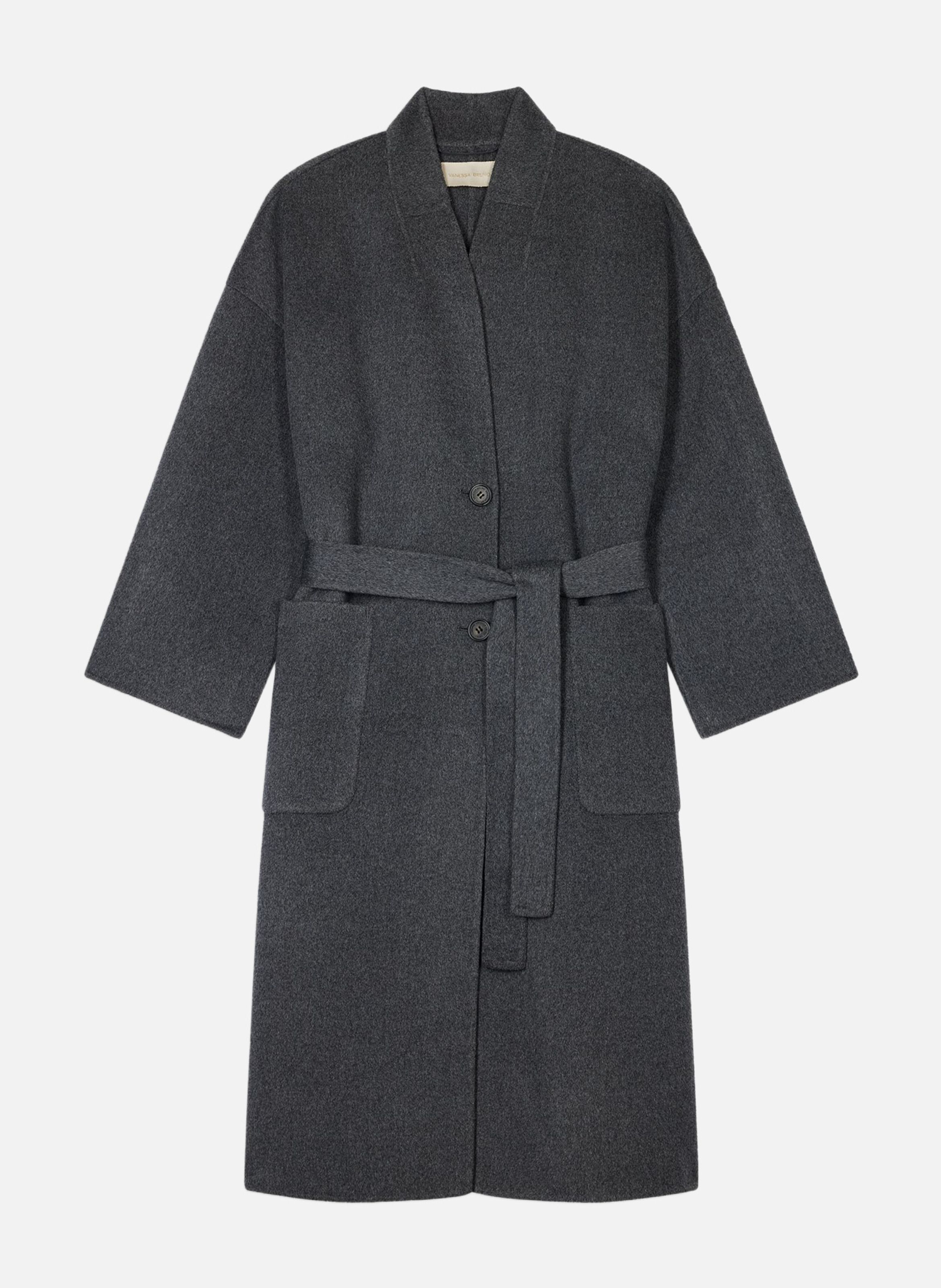 Manteau long bachir VANESSA BRUNO Gris