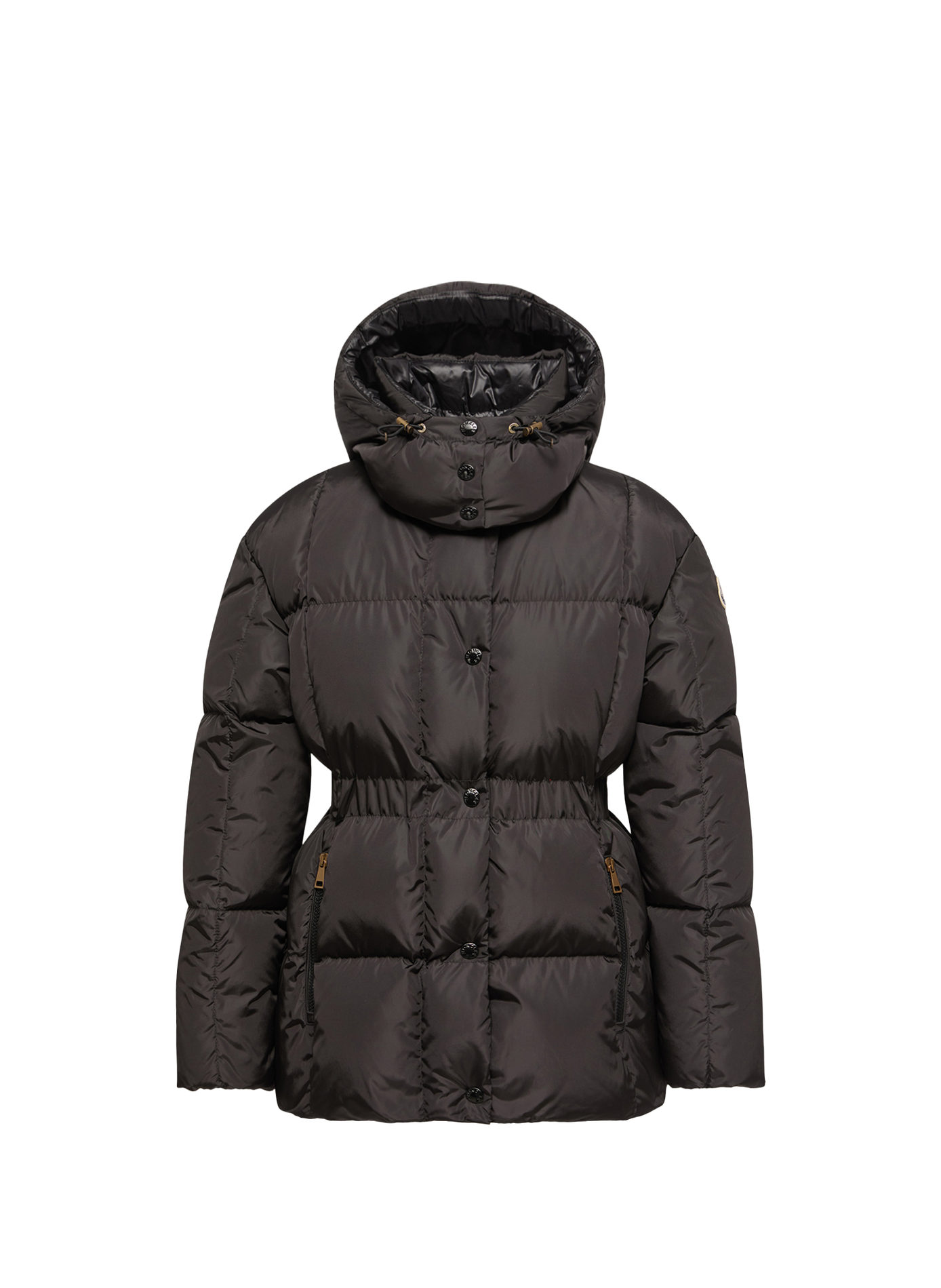 Doudoune AGNEUX cintrée à capuche MONCLER Noir