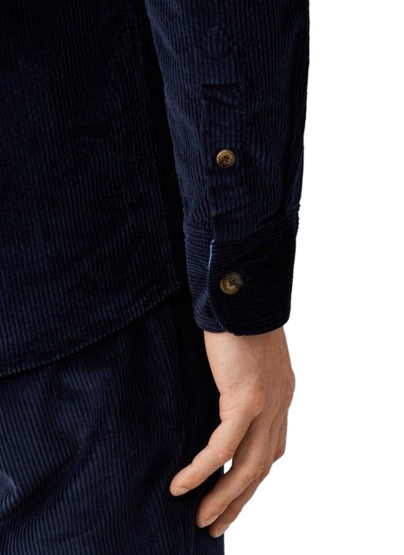 Shirt with classic collar in blended cotton FACONNABLE Blue