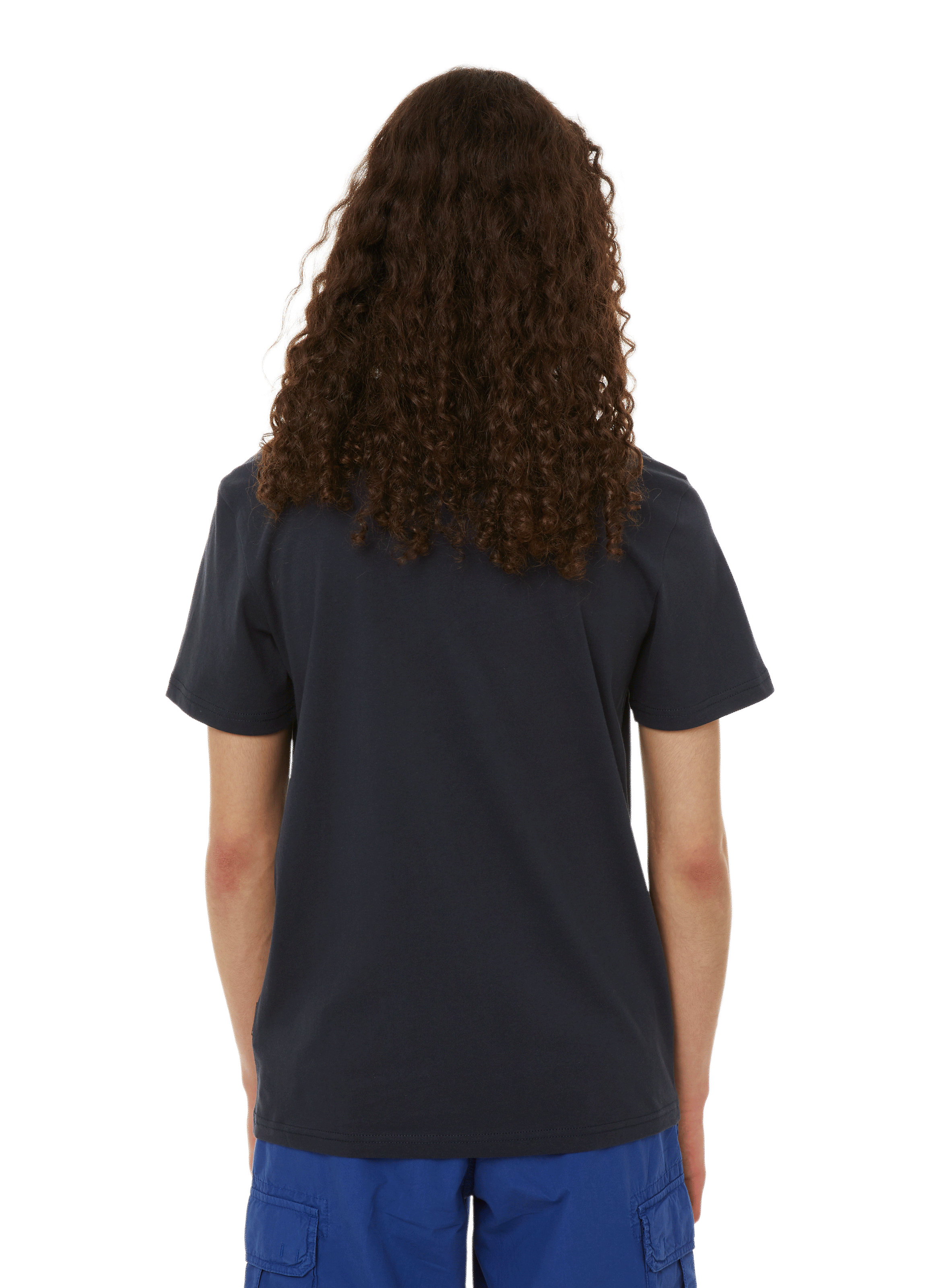 Round-neck cotton T-shirt NAPAPIJRI Blue