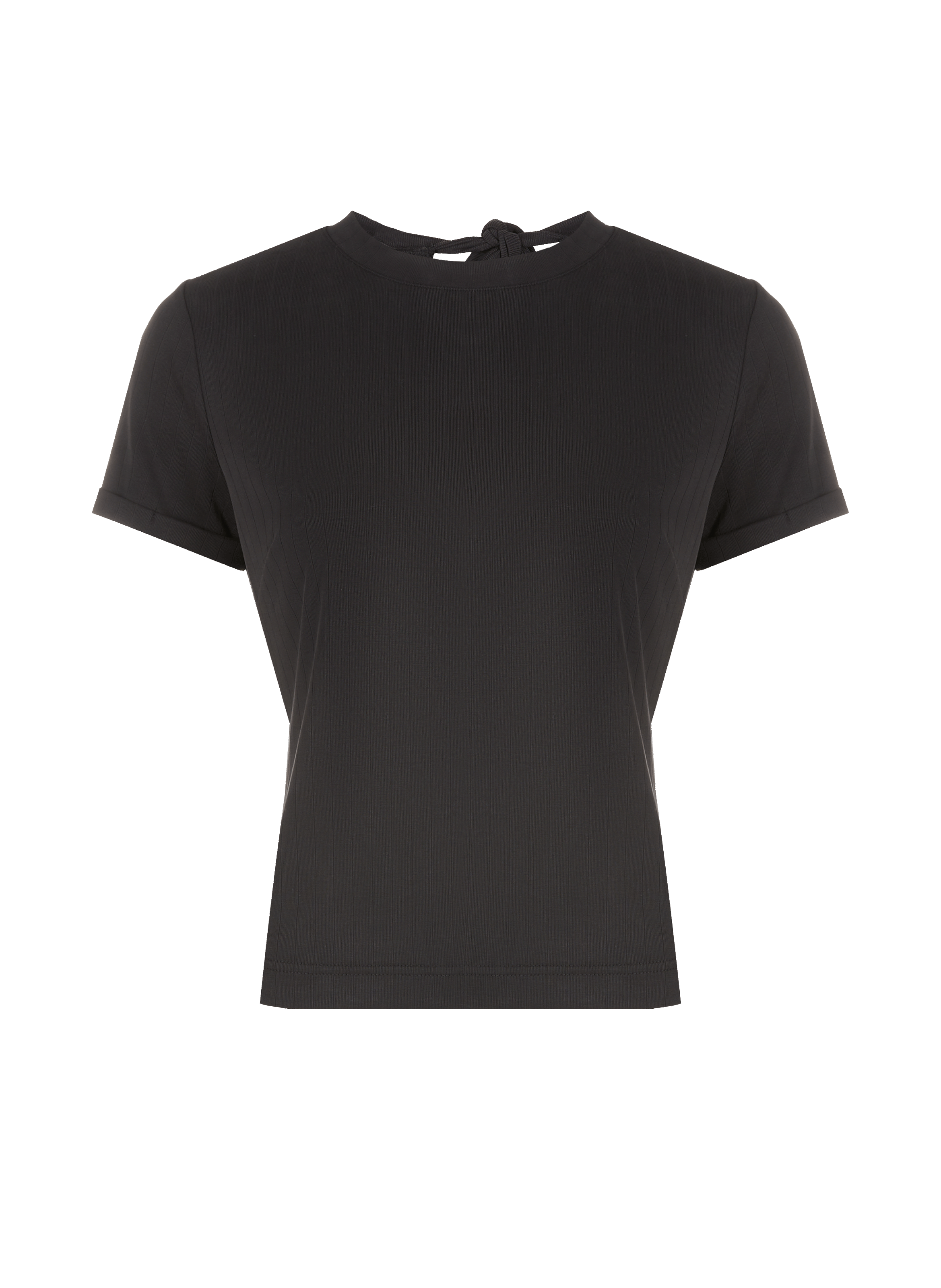 Top côtelé à noeud