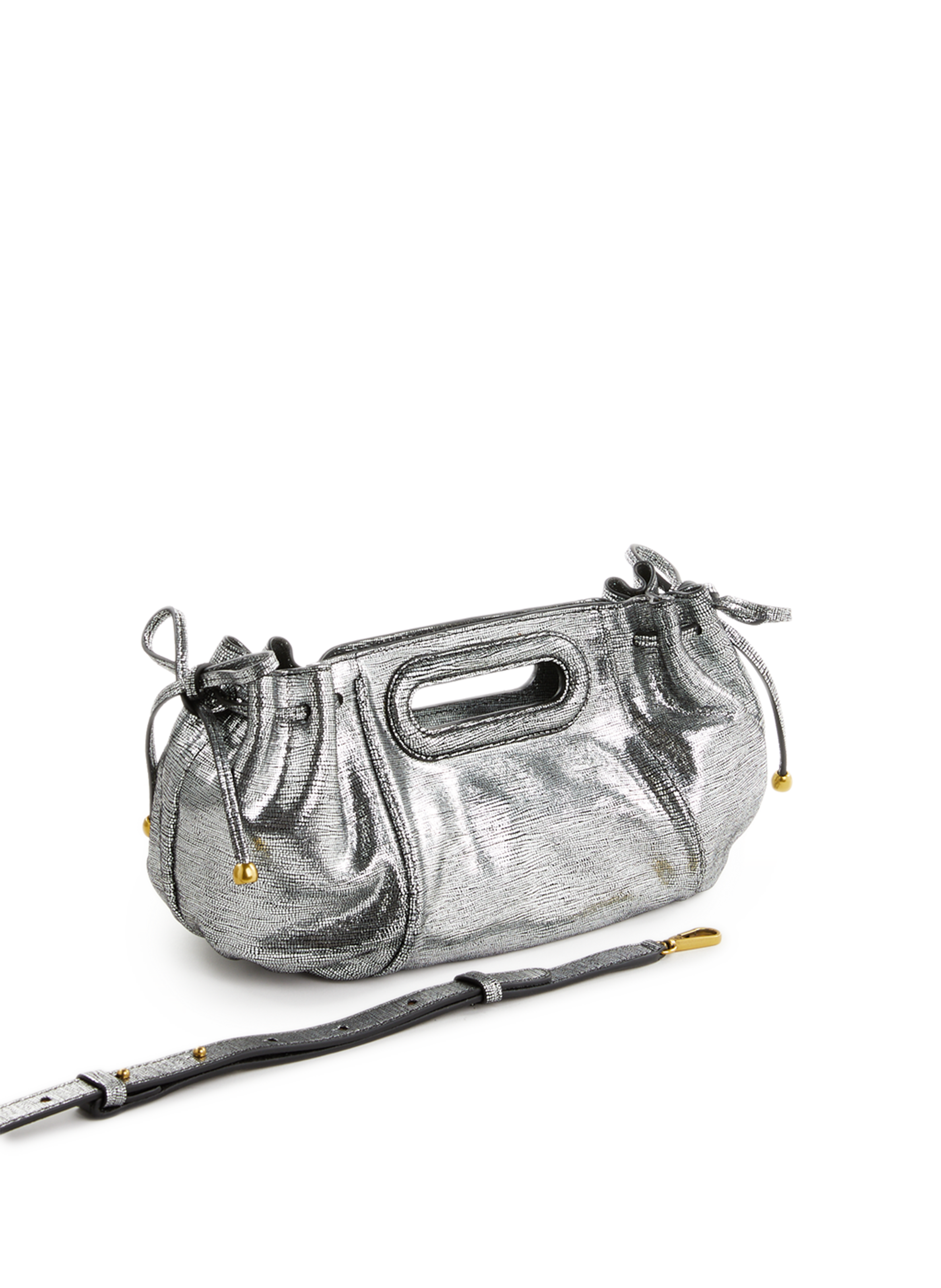 Sac Mini Dany en cuir métallisé