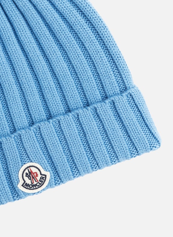 VIRGIN WOOL BEANIE MONCLER for WOMEN Printemps