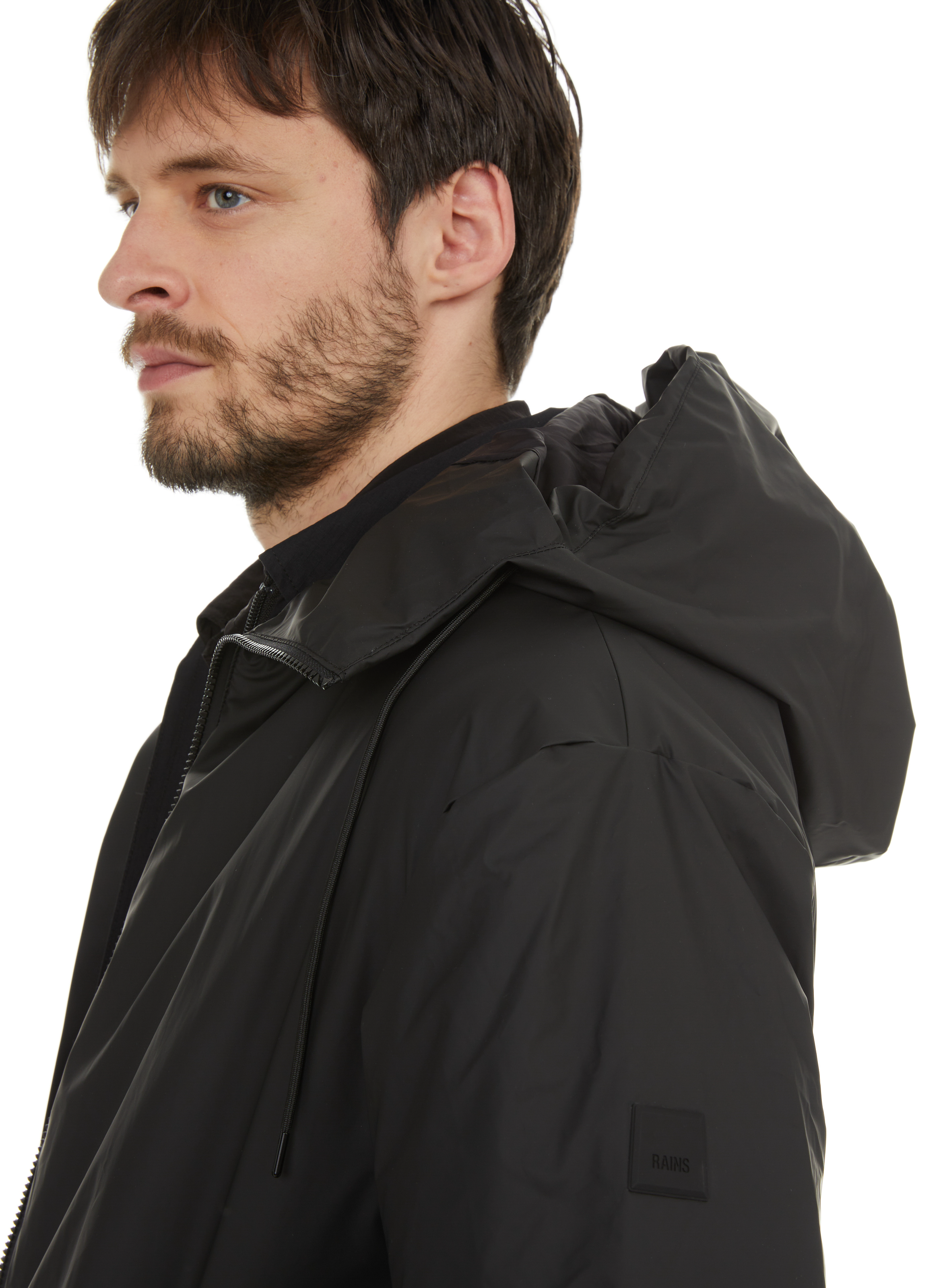 Waxed jacket  RAINS Black