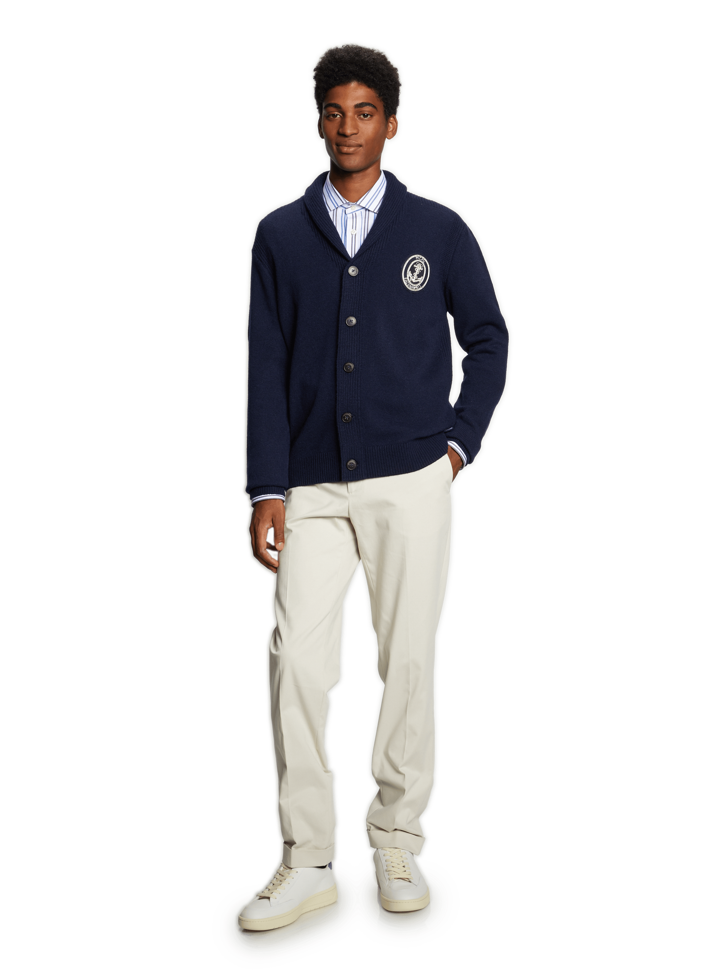 Wool and Cashmere Vest FACONNABLE Blue