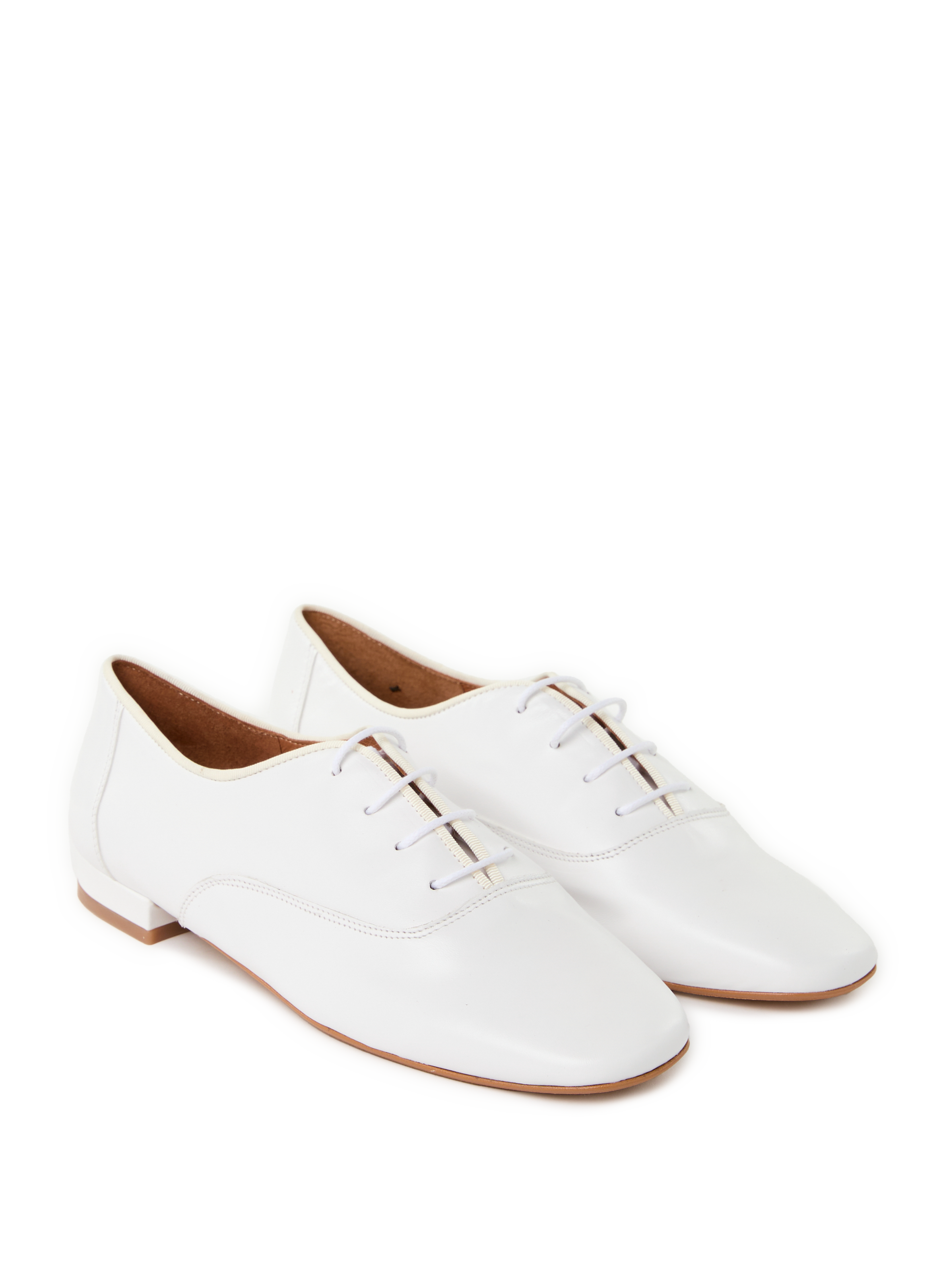 Derbies en cuir CAPUCINE Blanc