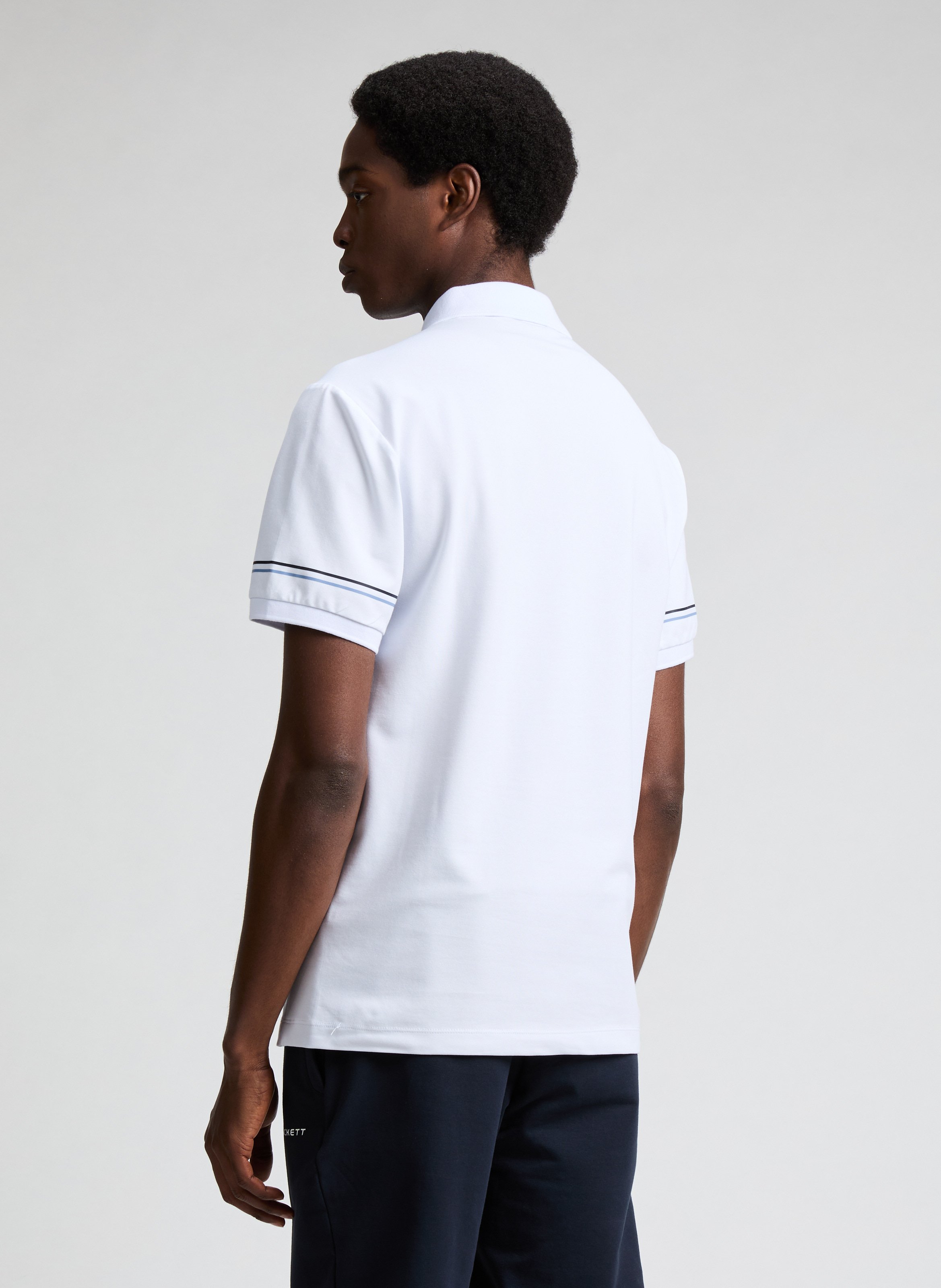 Polo à logo  HACKETT Blanc