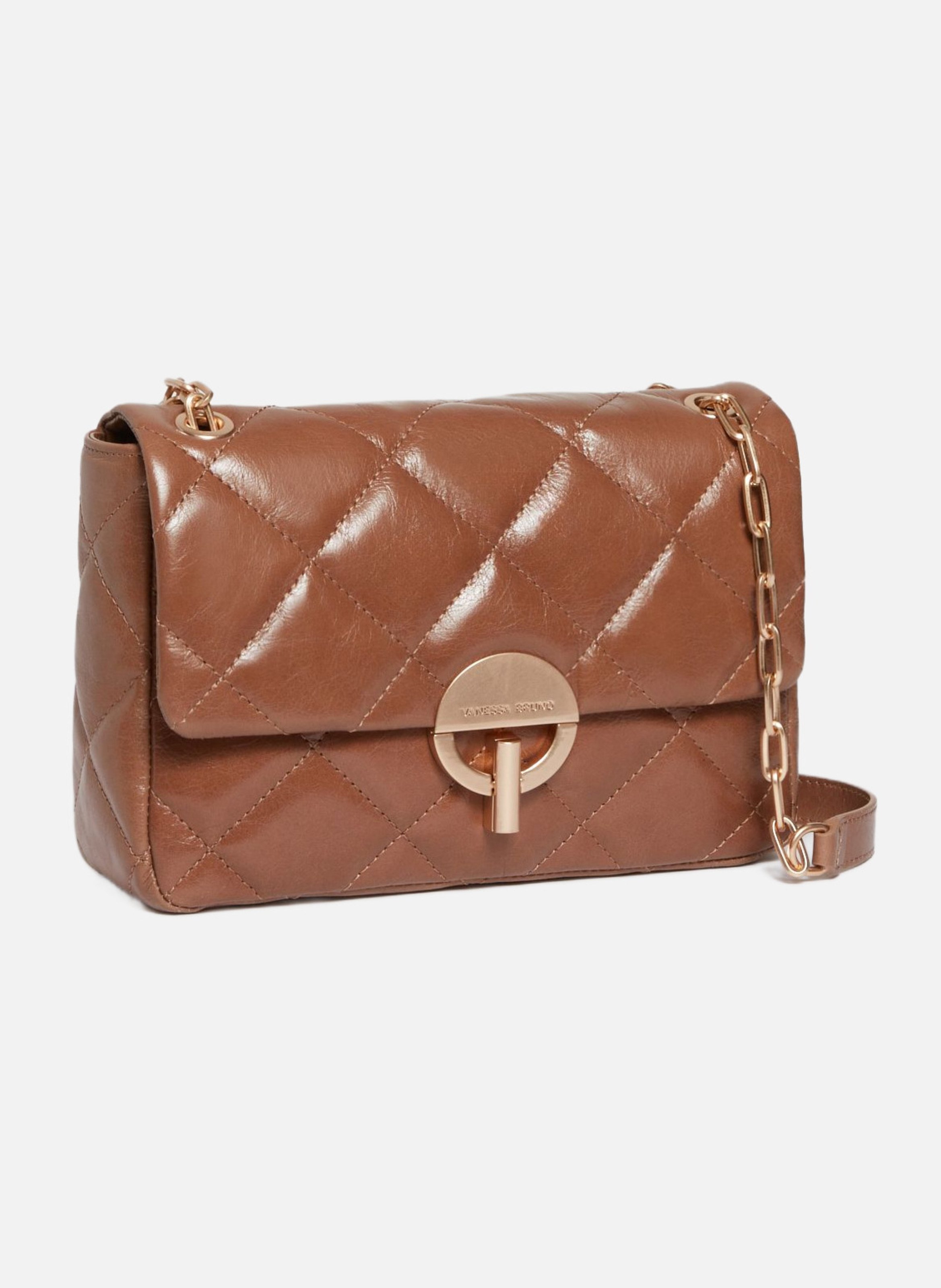 Grand sac moon en cuir VANESSA BRUNO Marron