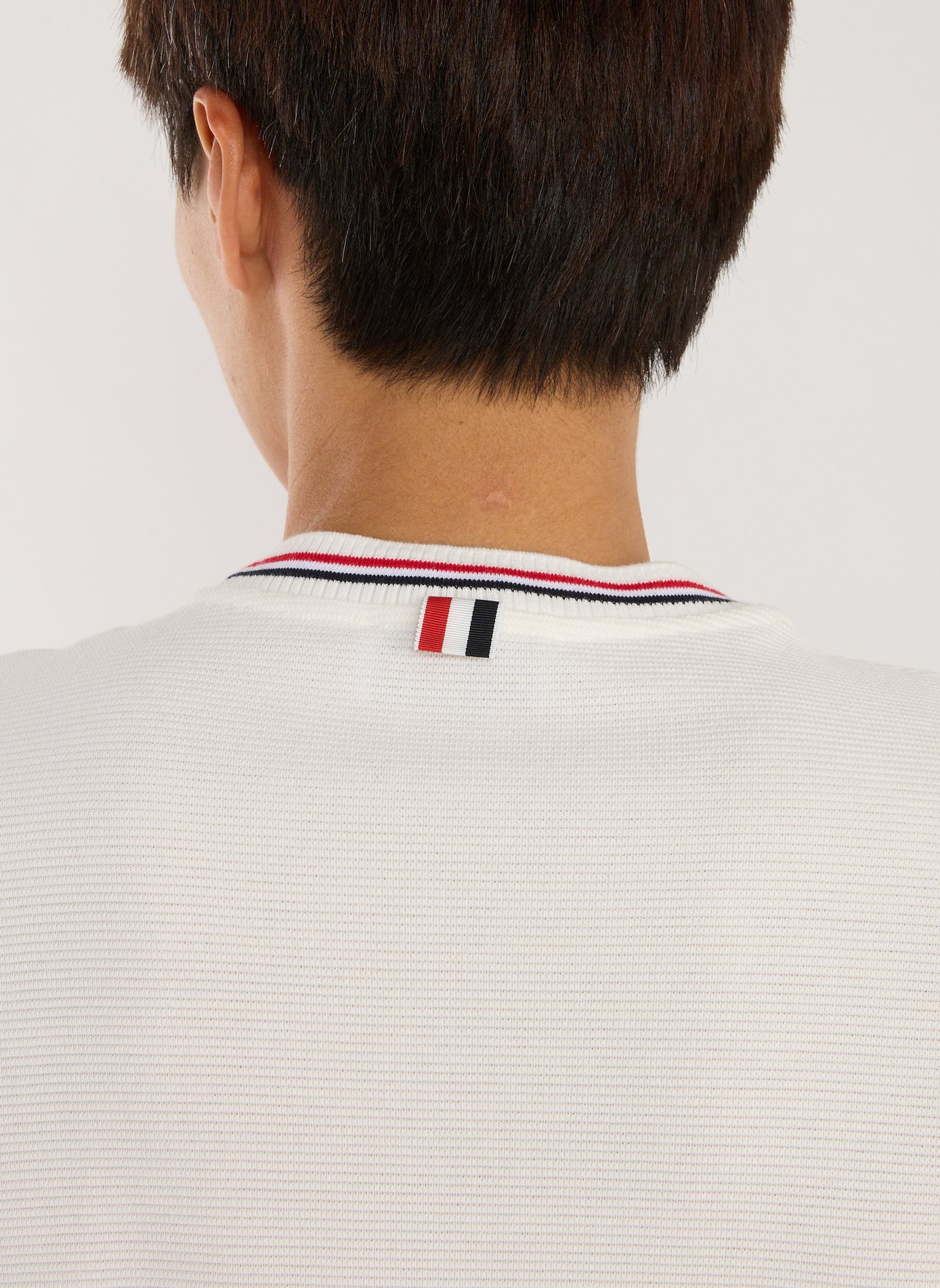 Classic Cotton T-Shirt THOM BROWNE White