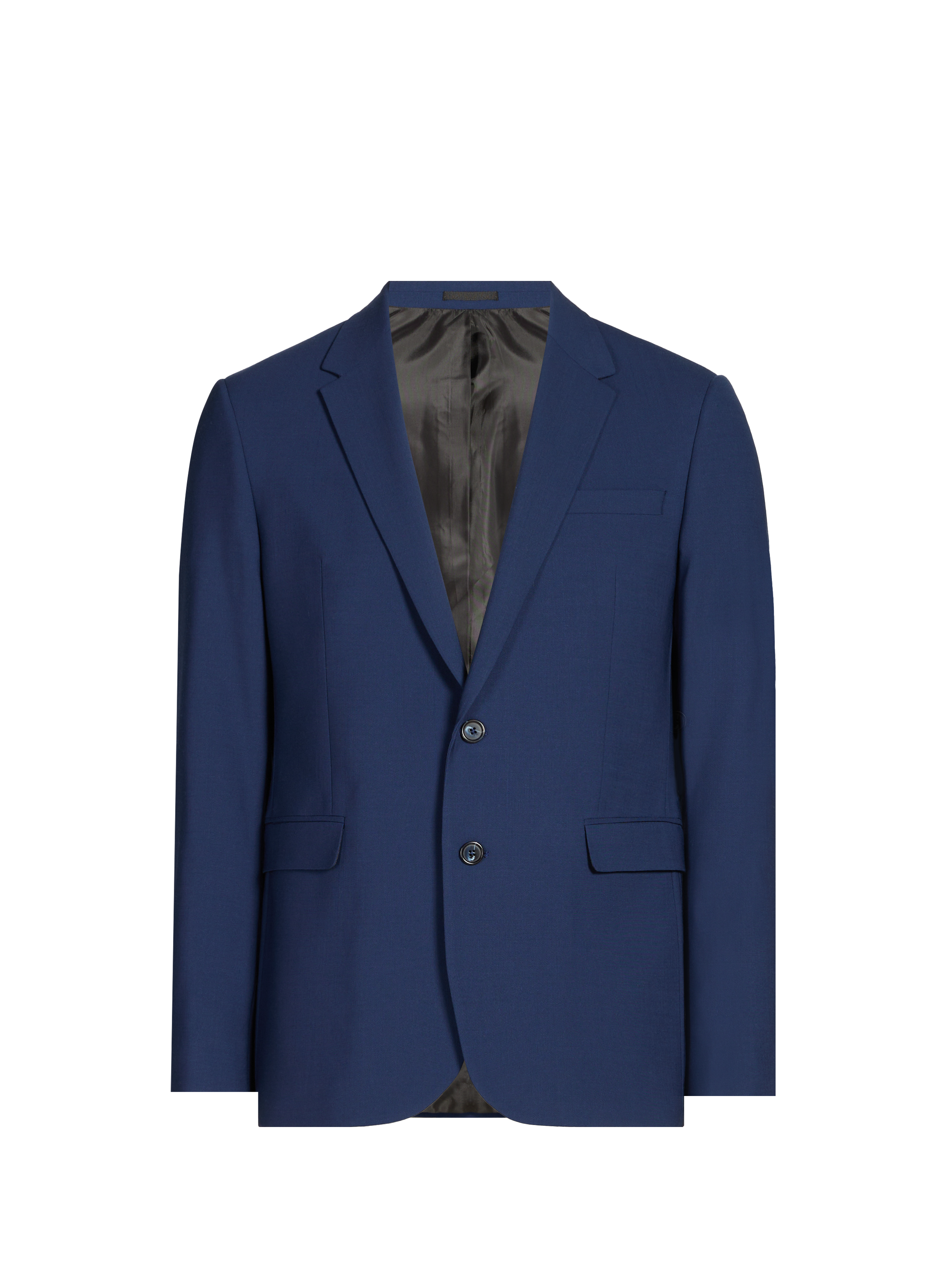 Solid wool blend blazer AU PRINTEMPS PARIS Blue