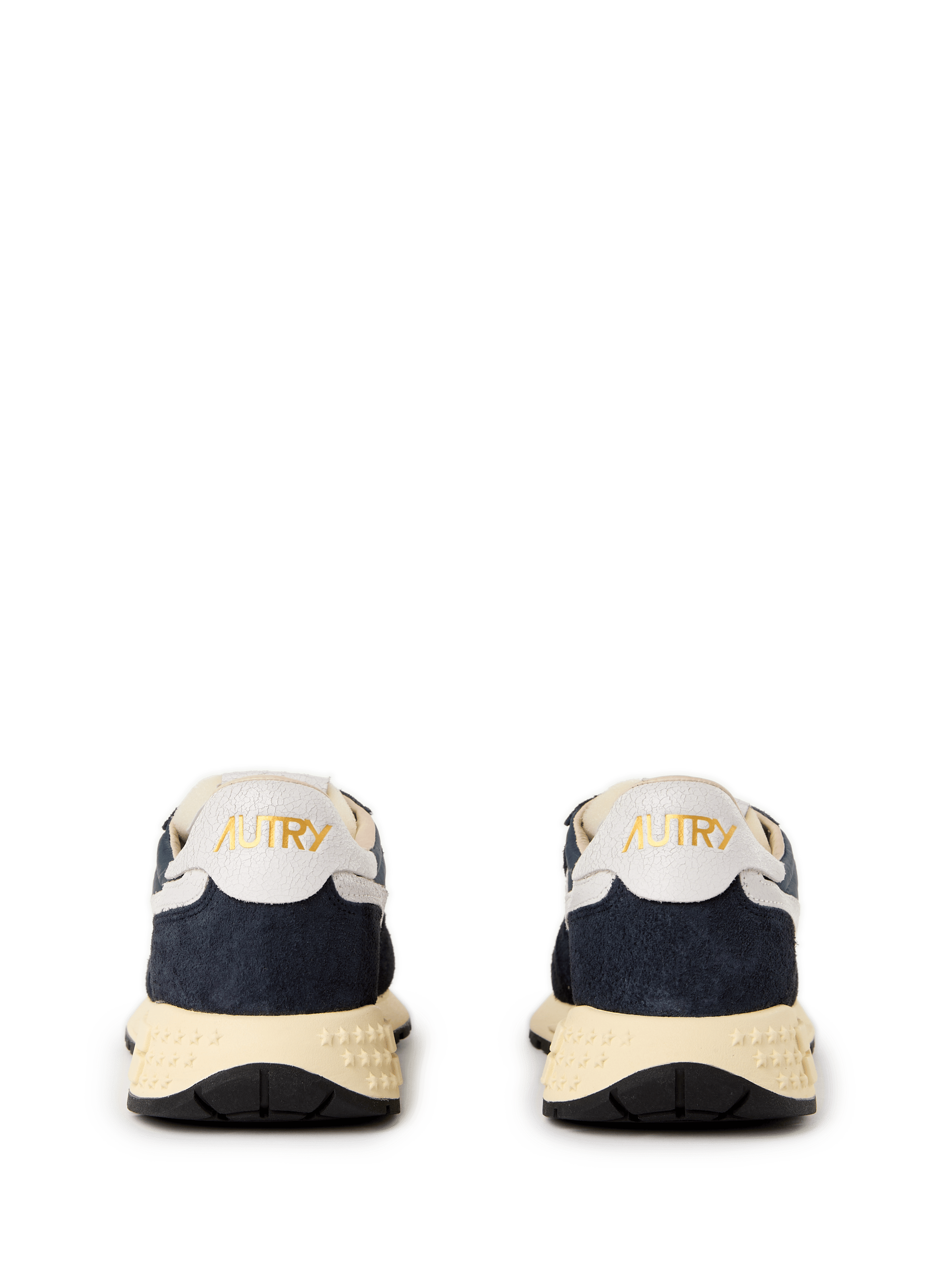Baskets bi-matière crantées AUTRY Bleu