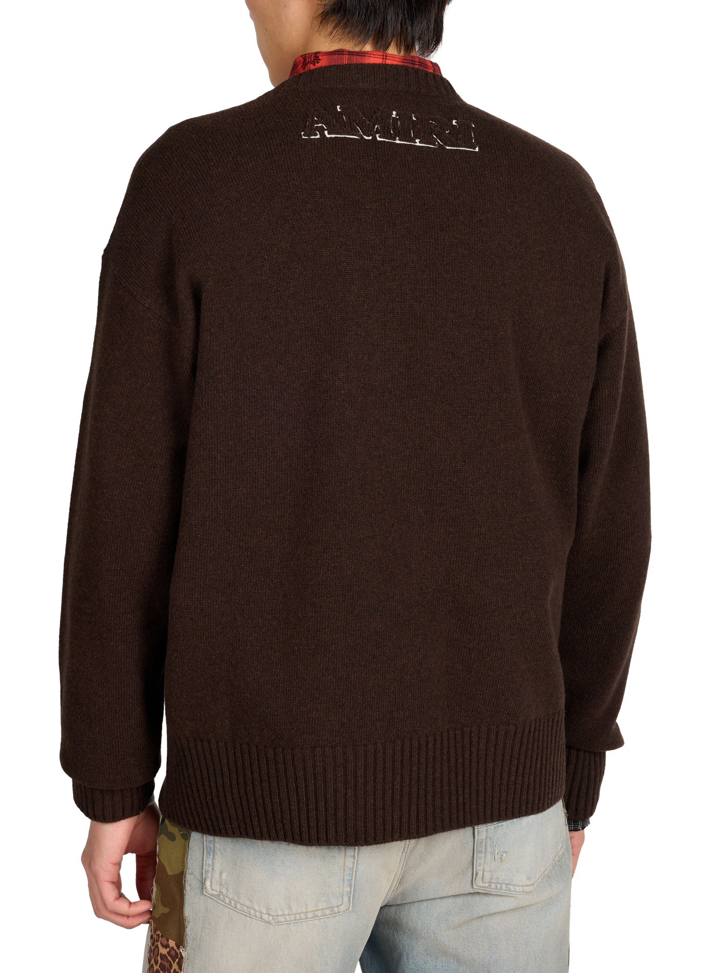 Straight wool virgin long-sleeve sweater AMIRI Multicolour