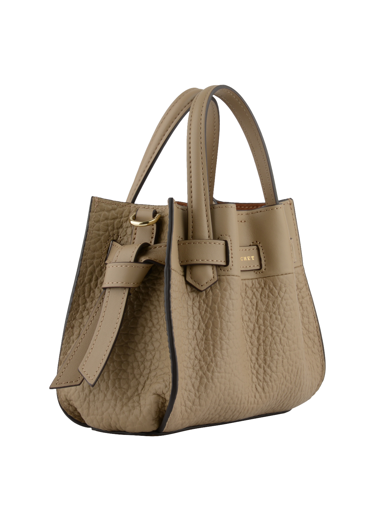 Blossom | Sac à main Nano en cuir de vachette POURCHET Gris