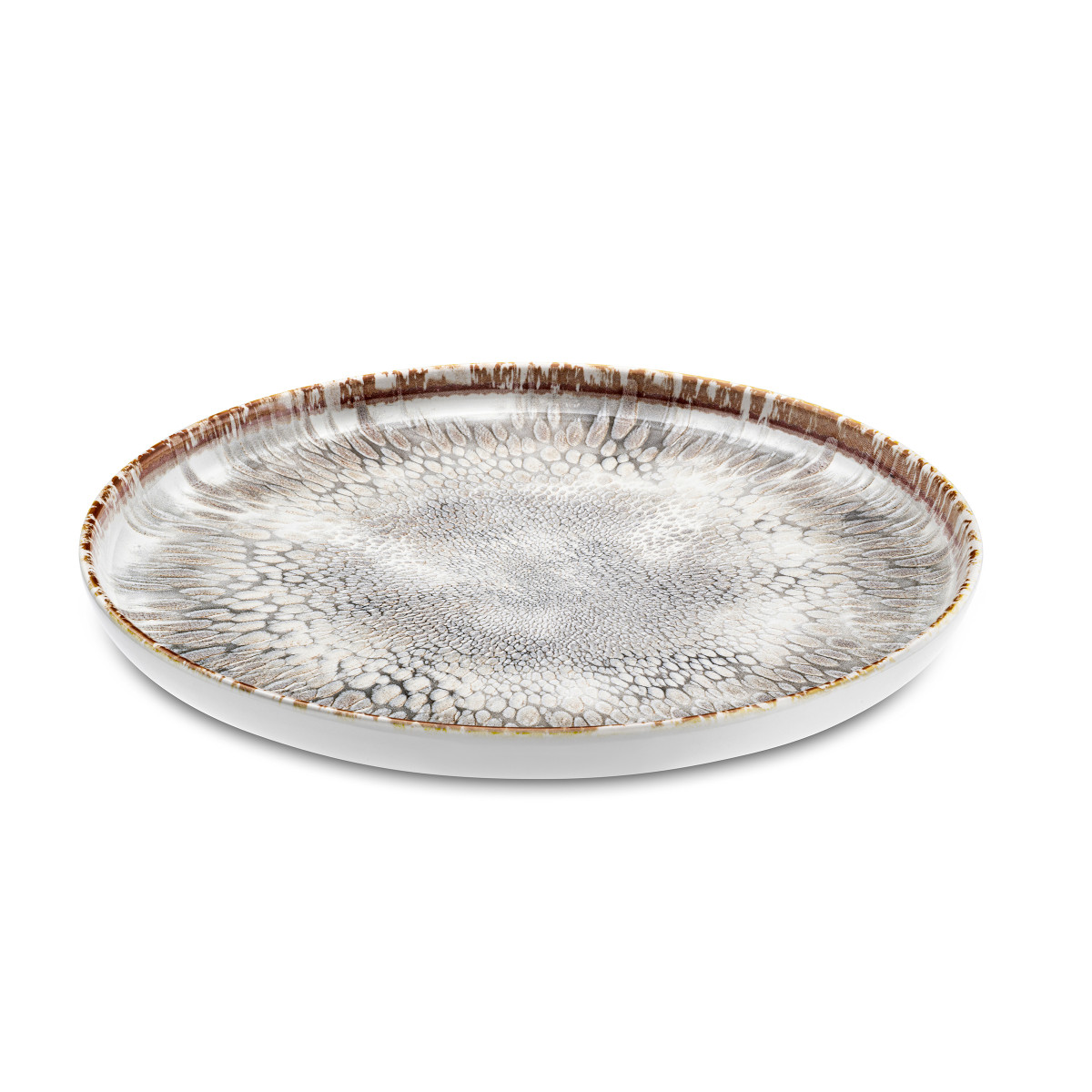 Braise - assiette plates (lot de 6) MEDARD DE NOBLAT Gris
