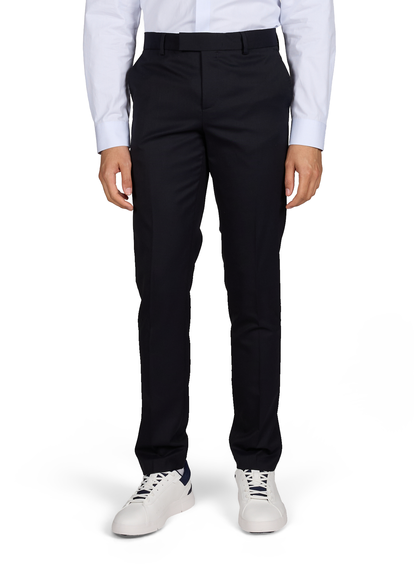 Slim-fit stretch cotton chinos LAFAURIE Blue