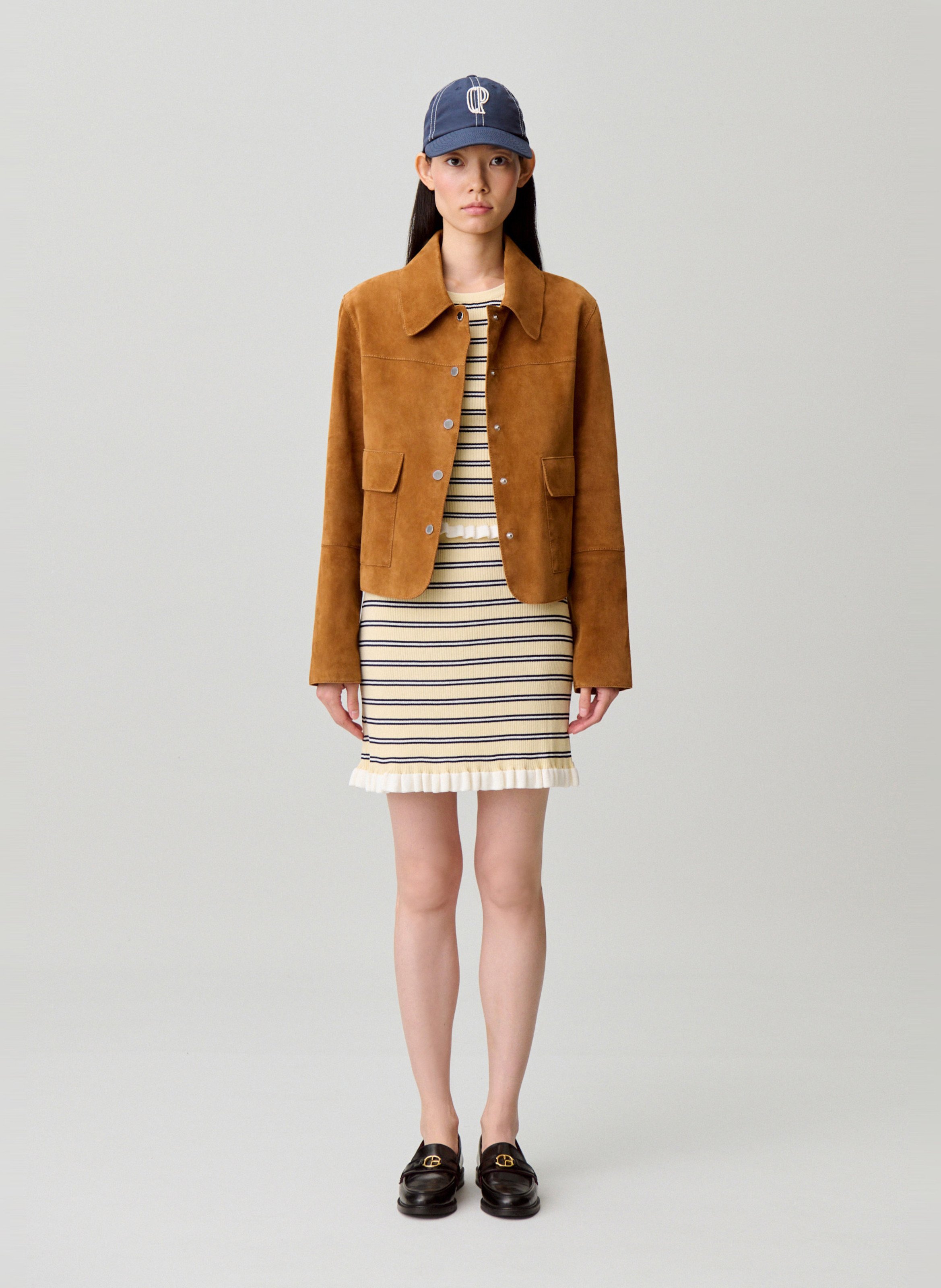 Jupe courte rayée CLAUDIE PIERLOT Multicolore