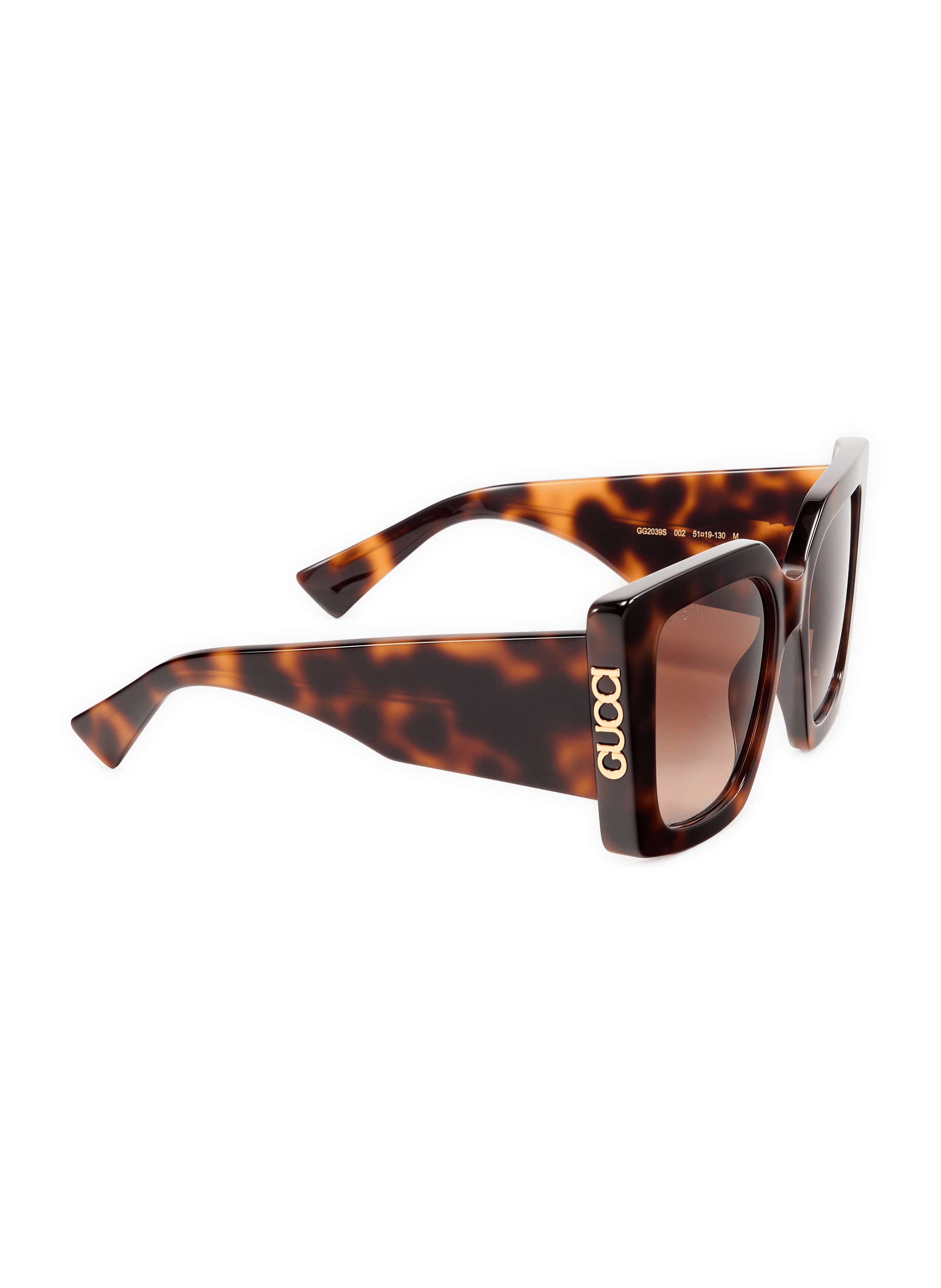 Lunettes de soleil papillons en acétate GUCCI Bruin