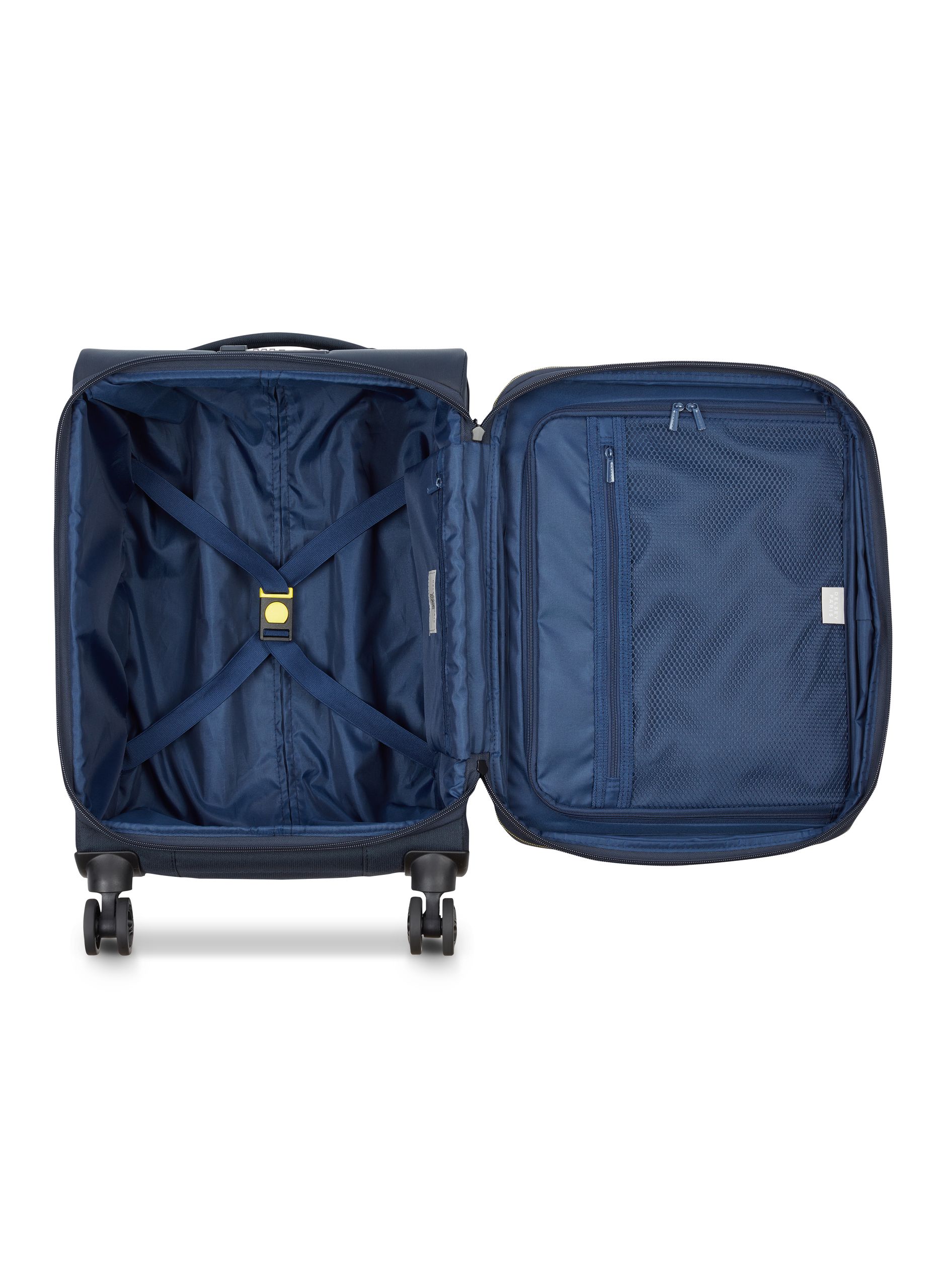 Valise cabine souple taille s - brochant 3 DELSEY PARIS Bleu
